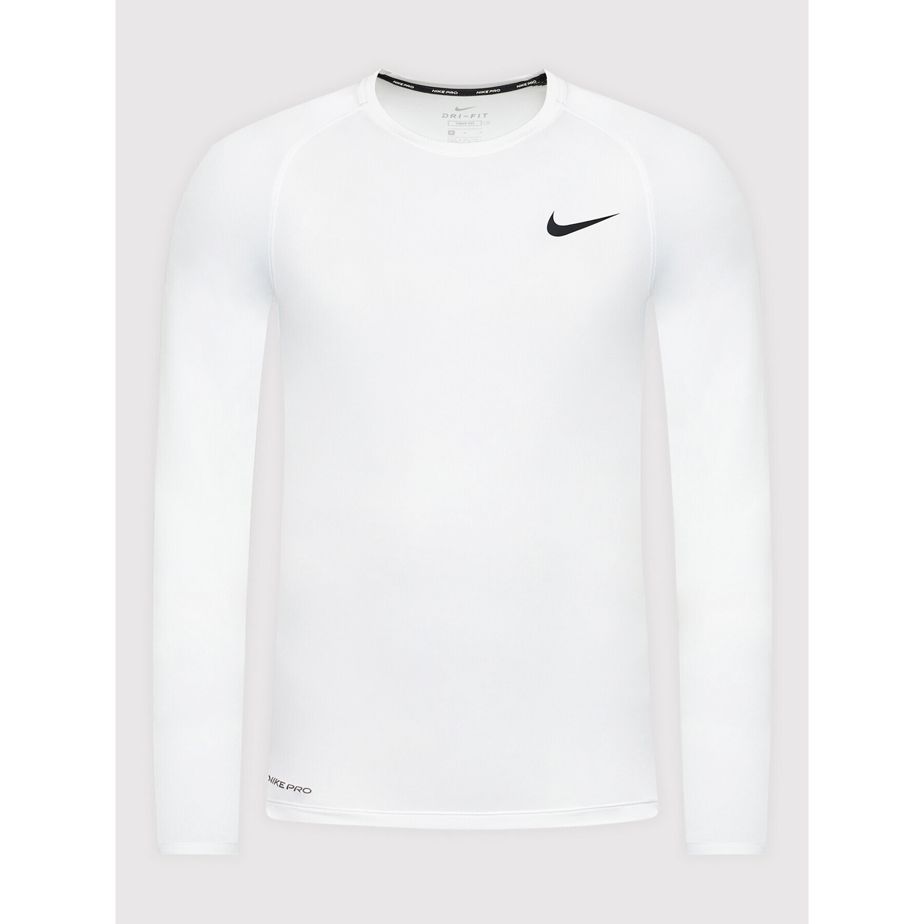 Nike Športna majica Pro BV5588 Bela Slim Fit - Pepit.si