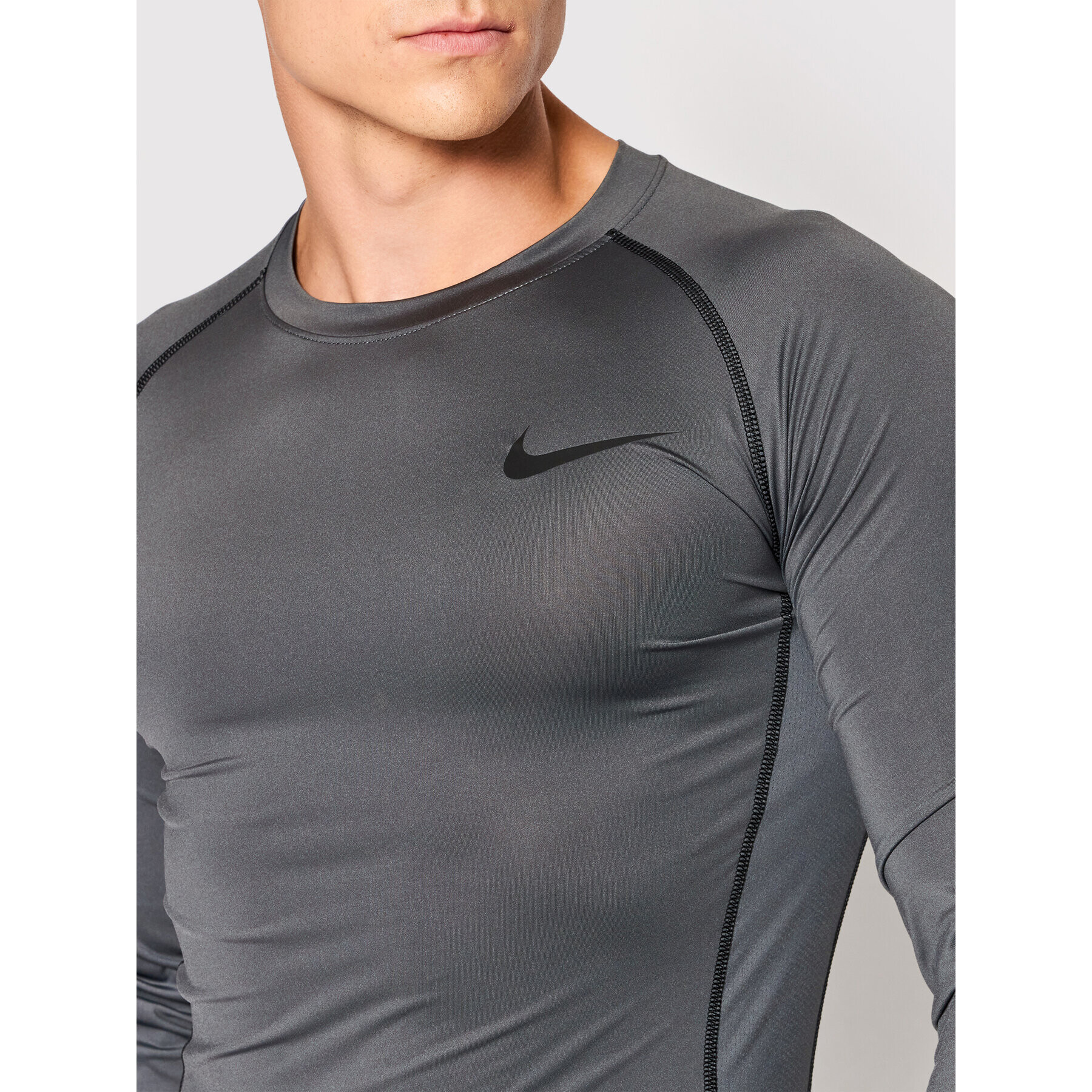 Nike Športna majica Pro Dri-Fit DD1990 Siva Tight Fit - Pepit.si