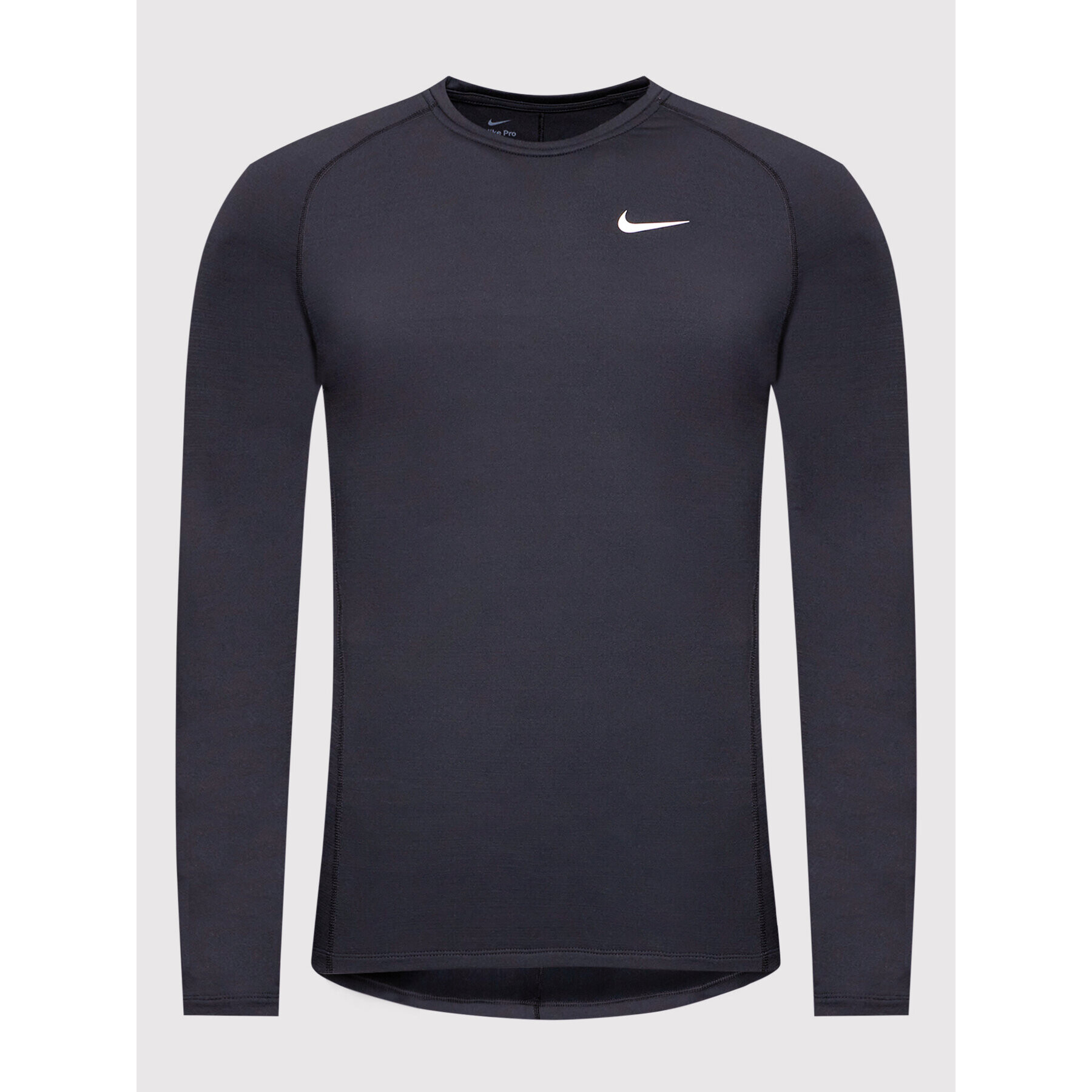 Nike Športna majica Pro Warm CU6740 Črna Slim Fit - Pepit.si