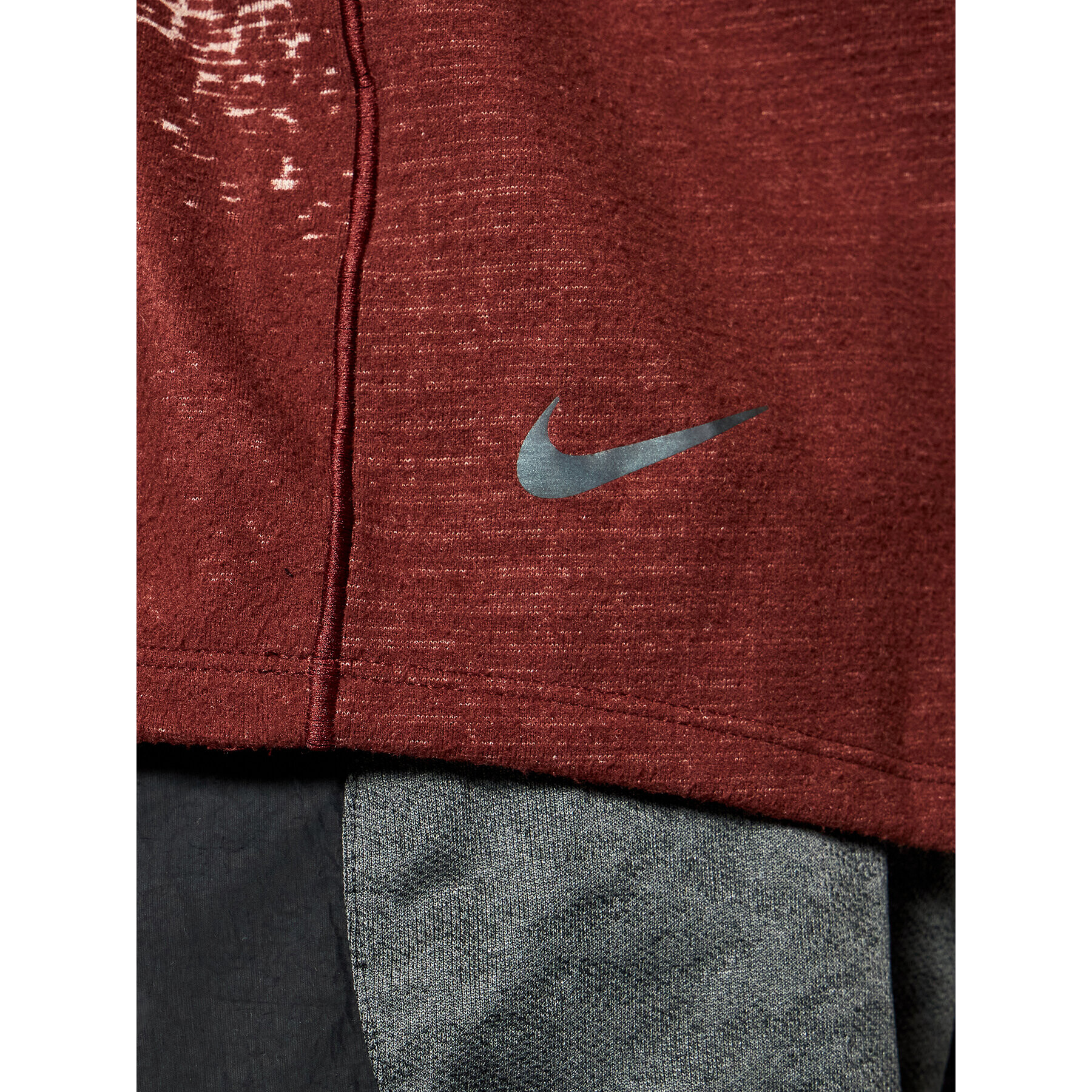 Nike Športna majica Run Division Wooldorado CU7891 Bordo rdeča Regular Fit - Pepit.si