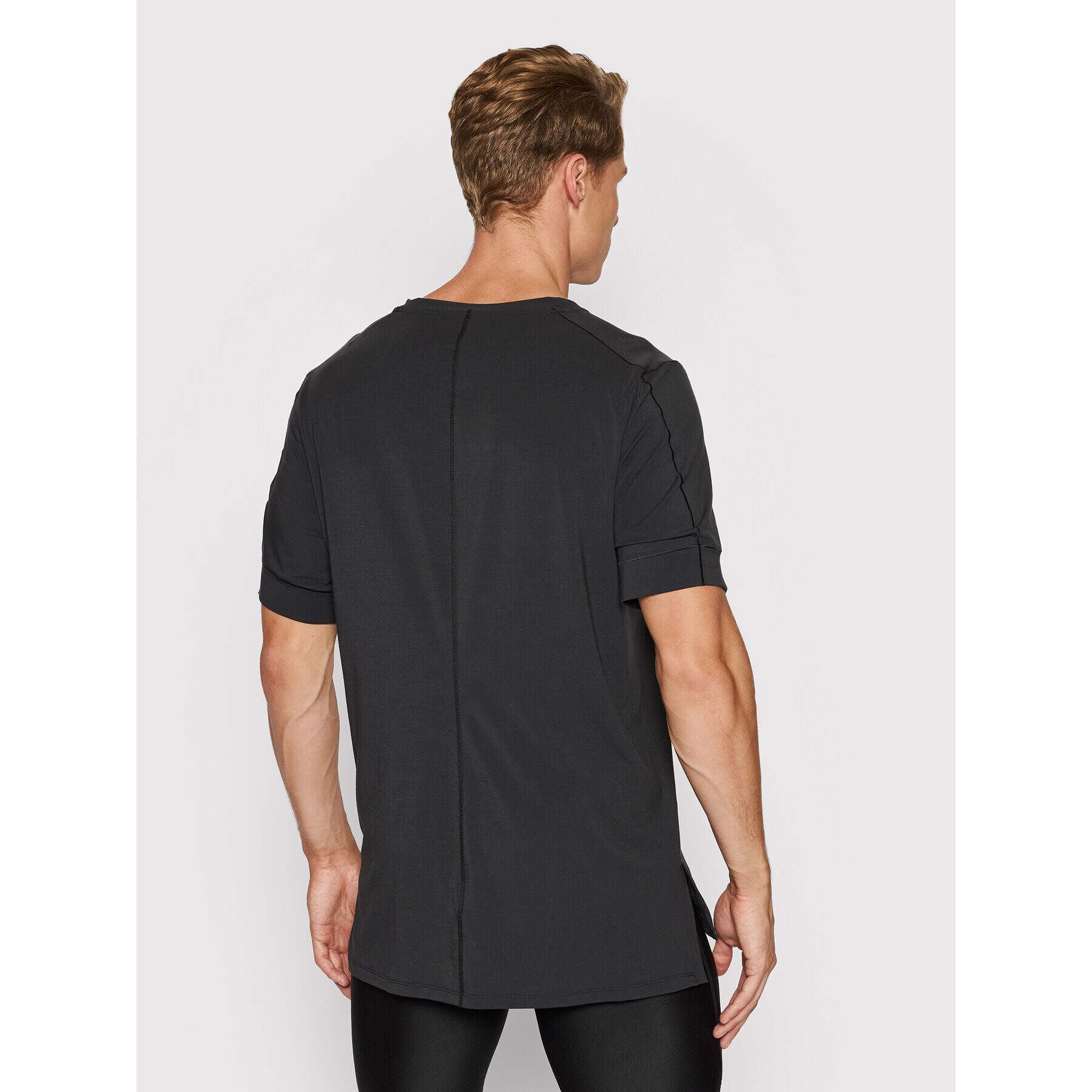 Nike Športna majica Yoga Dri-FIT BV4034 Črna Slim Fit - Pepit.si