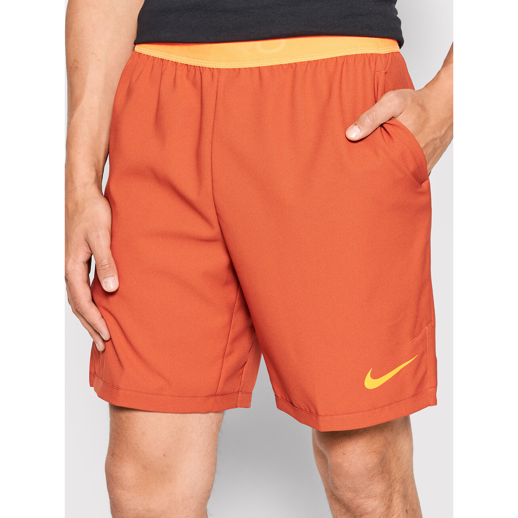 Nike Športne kratke hlače Pro Flex Vent Max CJ1957 Oranžna Standard Fit - Pepit.si