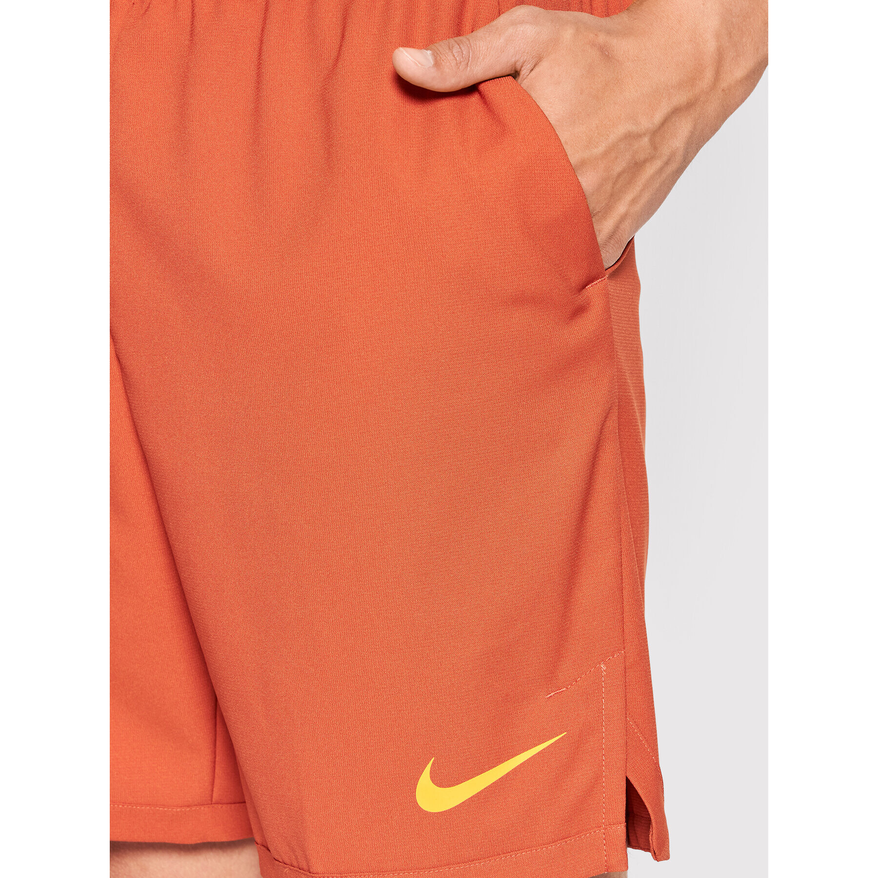 Nike Športne kratke hlače Pro Flex Vent Max CJ1957 Oranžna Standard Fit - Pepit.si