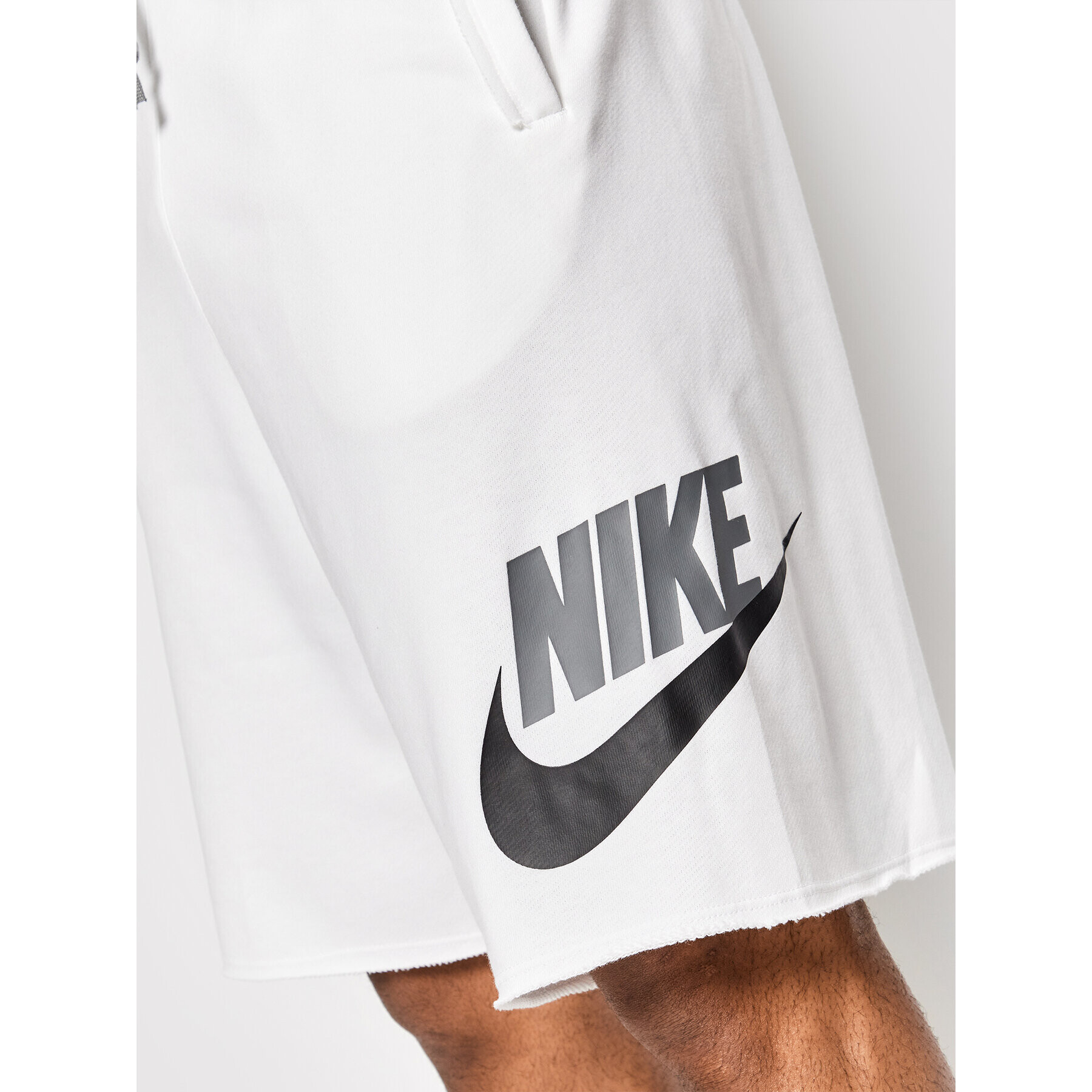 Nike Športne kratke hlače Sport Essentials DM6817 Bela Loose Fit - Pepit.si