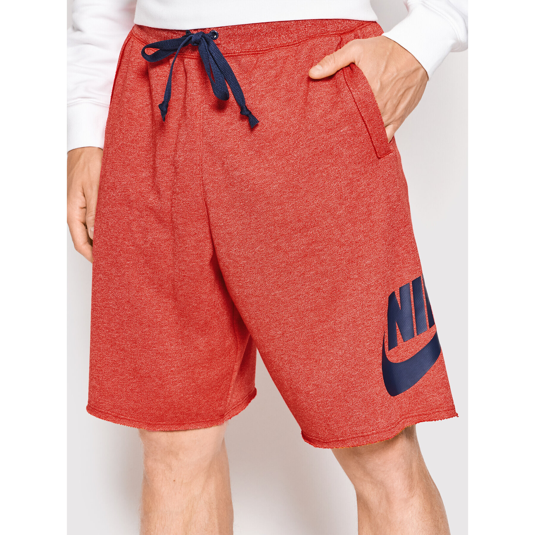 Nike Športne kratke hlače Sport Essentials DM6817 Rdeča Loose Fit - Pepit.si