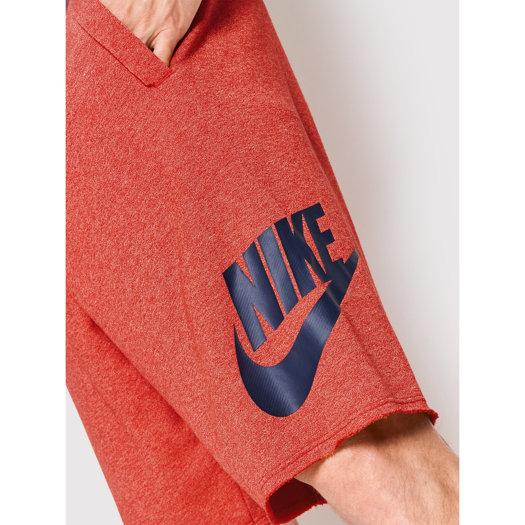 Nike Športne kratke hlače Sport Essentials DM6817 Rdeča Loose Fit - Pepit.si