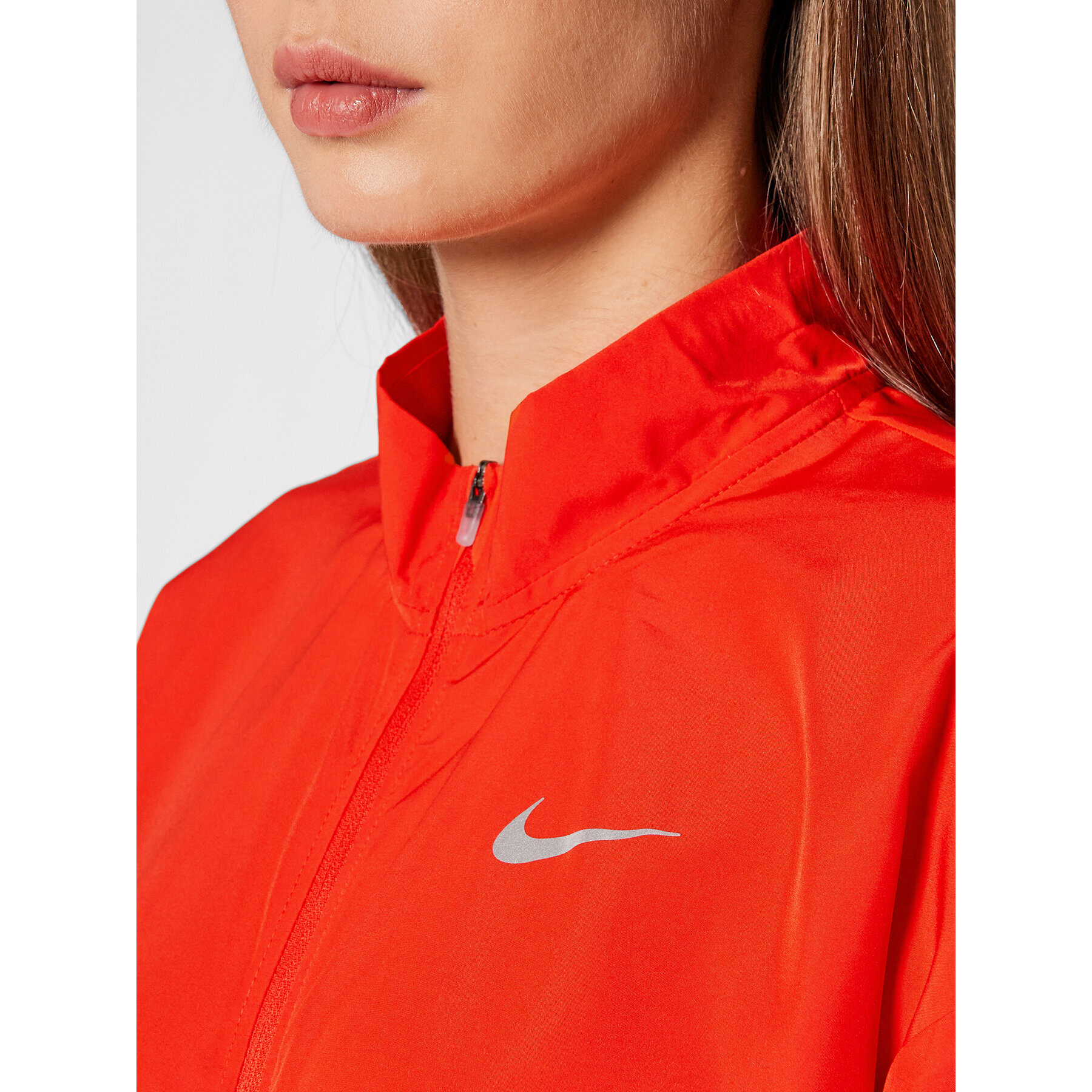 Nike Tekaška jakna Swoosh Packable DD4925 Rdeča Regular Fit - Pepit.si