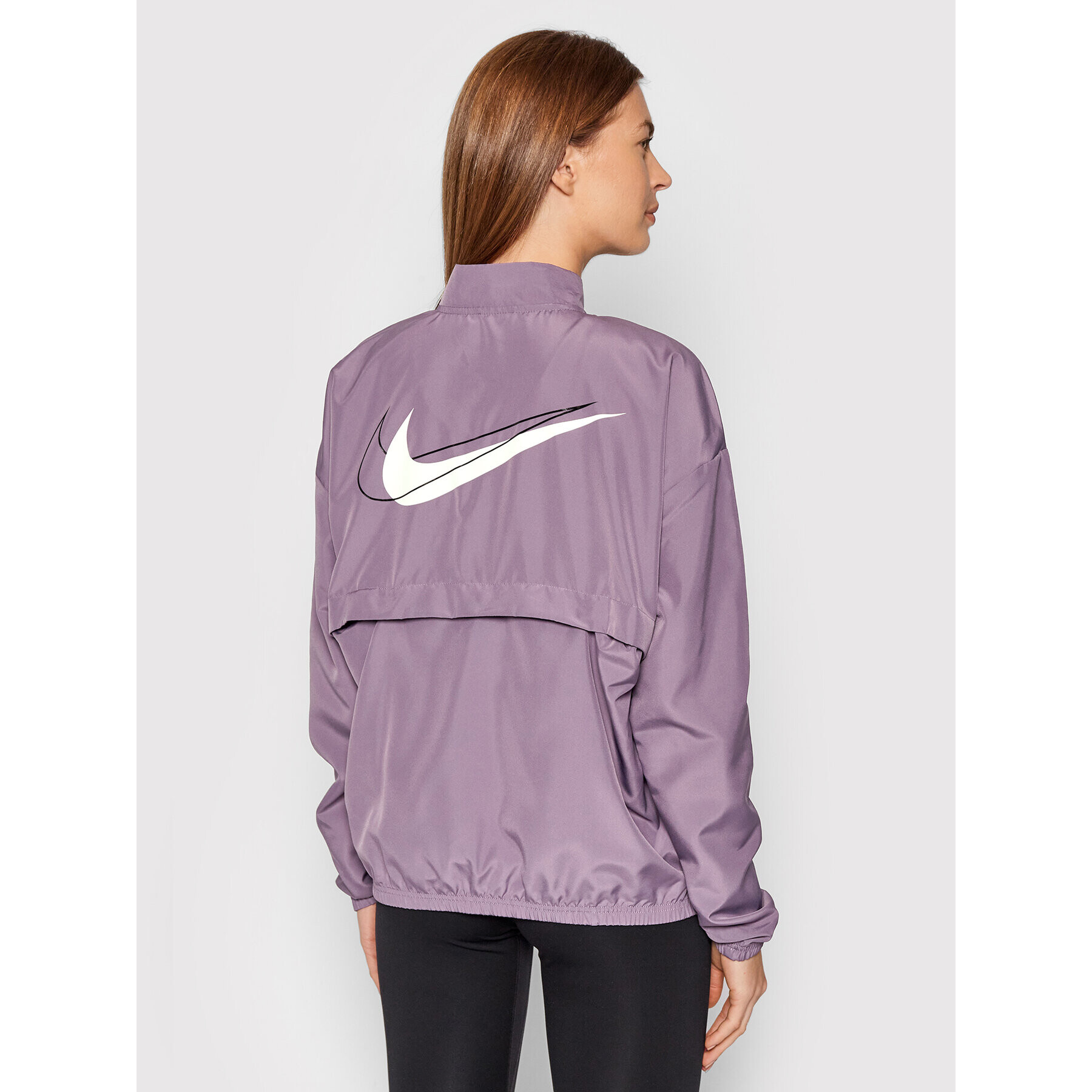 Nike Tekaška jakna Swoosh Packable DD4925 Vijolična Regular Fit - Pepit.si