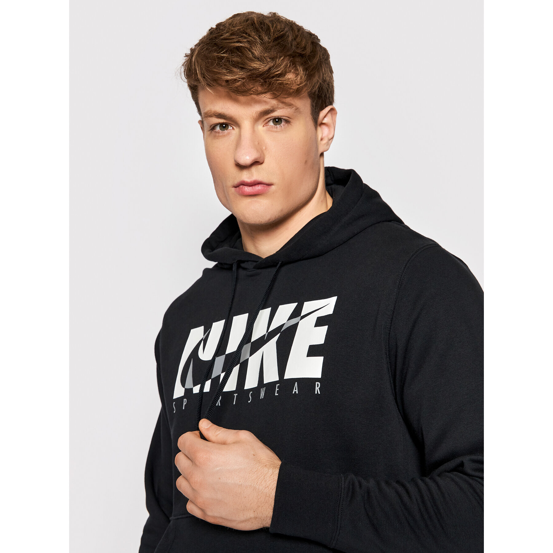 Nike Trenirka Sportswear Graphic DD5242 Črna Regular Fit - Pepit.si