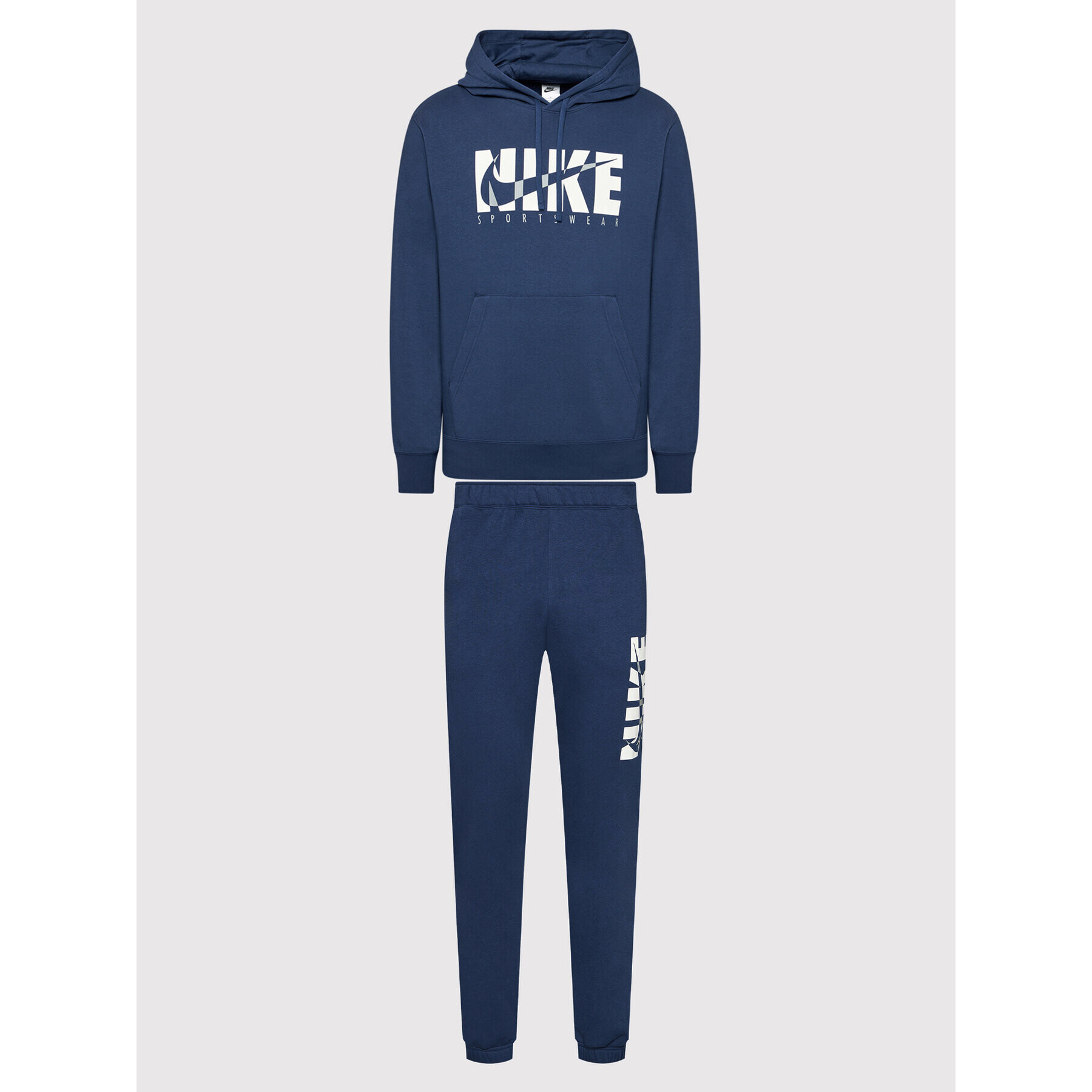 Nike Trenirka Sportswear Graphic DD5242 Mornarsko modra Regular Fit - Pepit.si