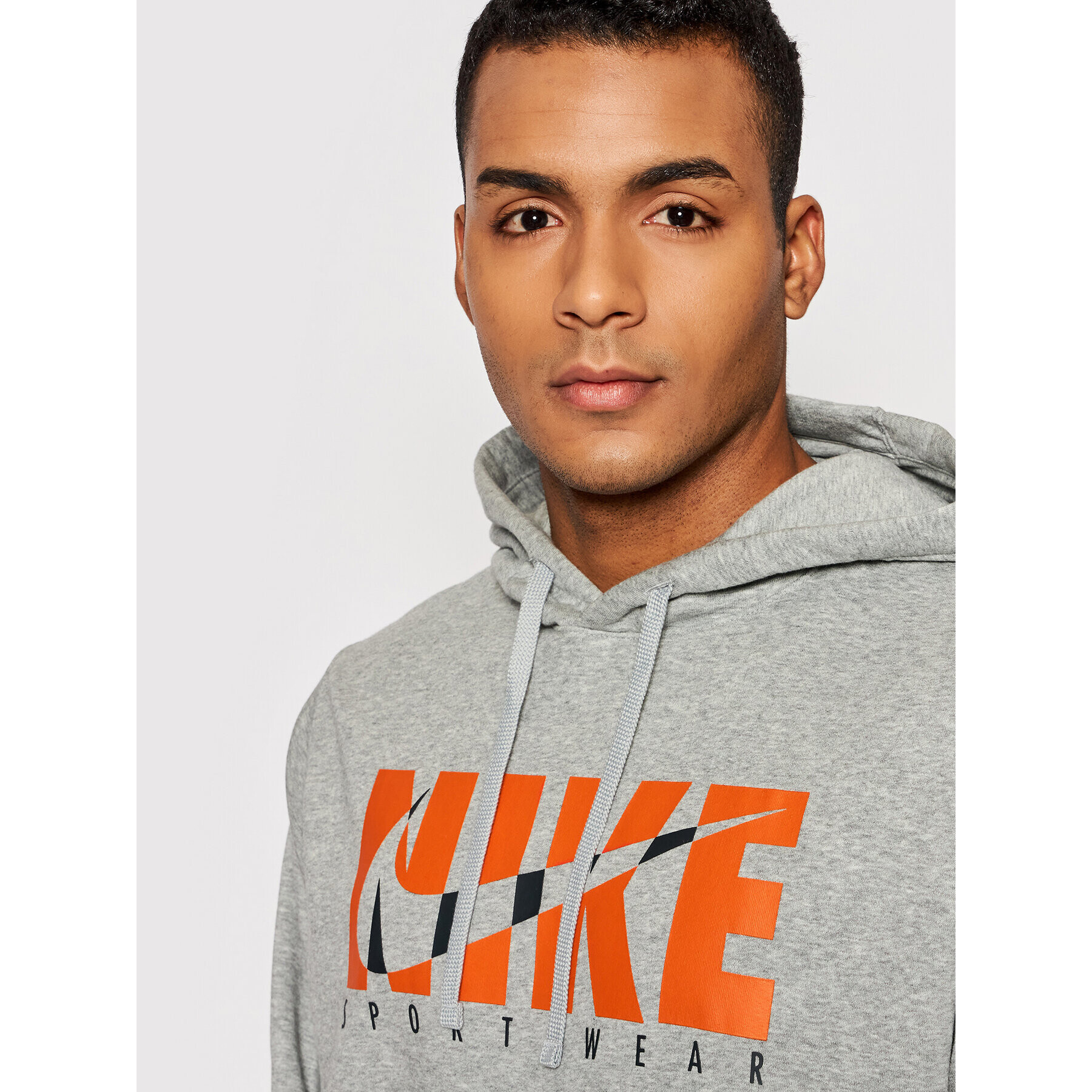 Nike Trenirka Sportswear Graphic DD5242 Siva Regular Fit - Pepit.si