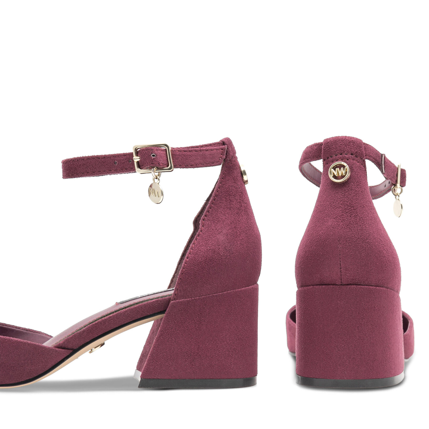 Nine West Nizki čevlji FARIA FF-2377 Bordo rdeča - Pepit.si