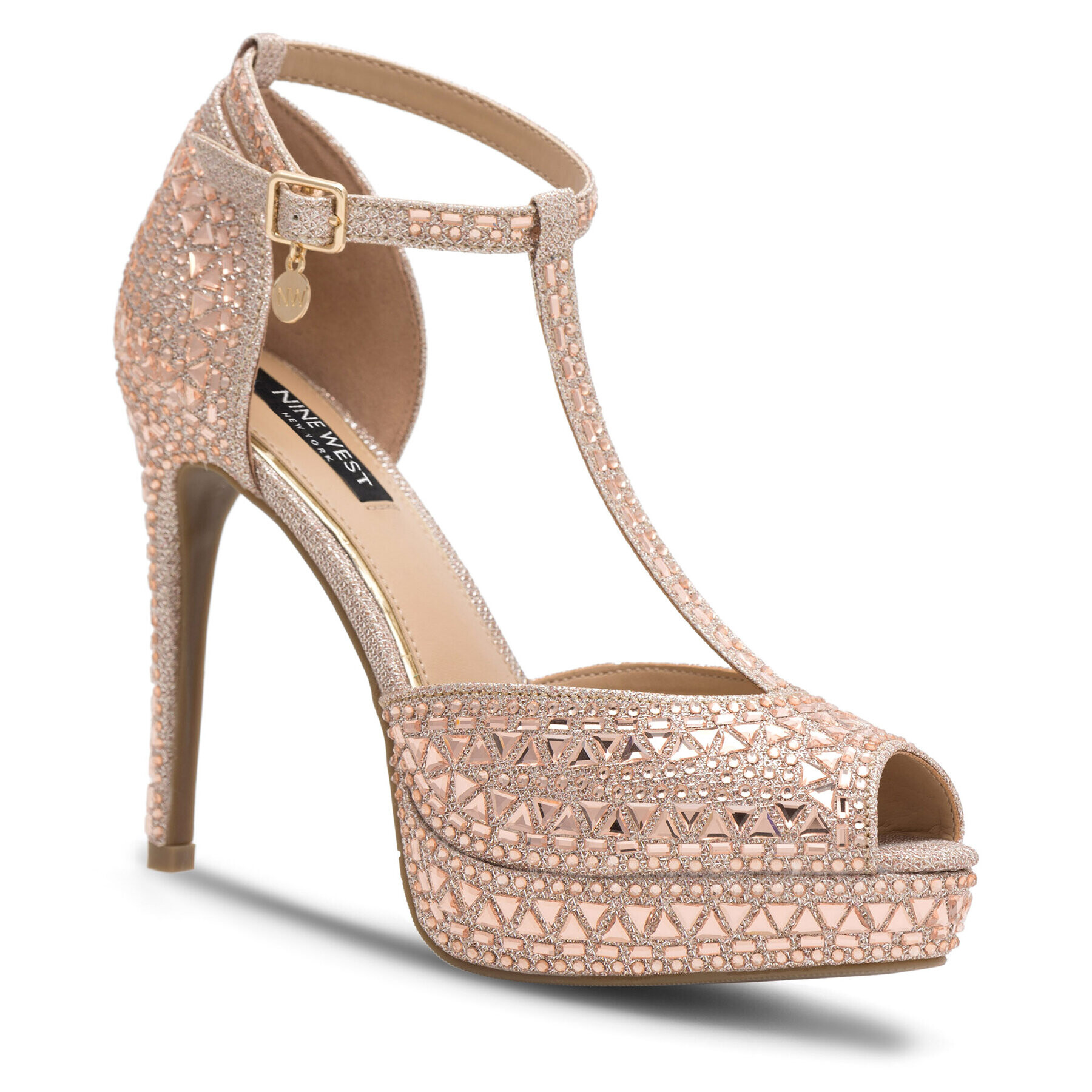 Nine West Sandali NISA SY015-1NW Roza - Pepit.si