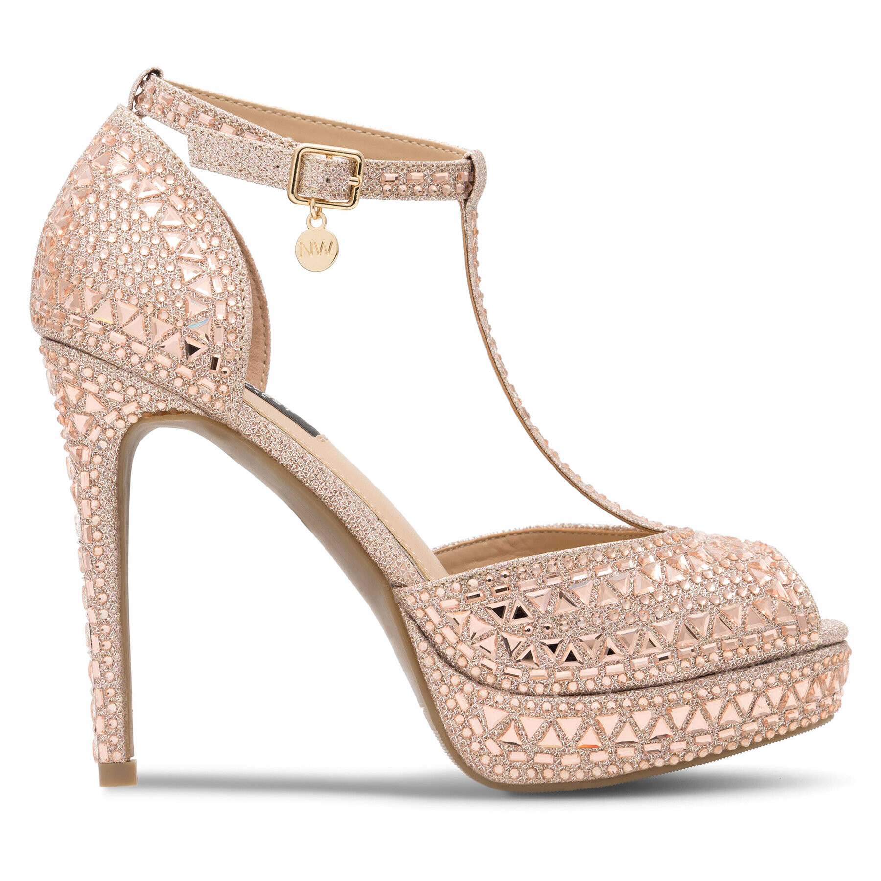 Nine West Sandali NISA SY015-1NW Roza - Pepit.si