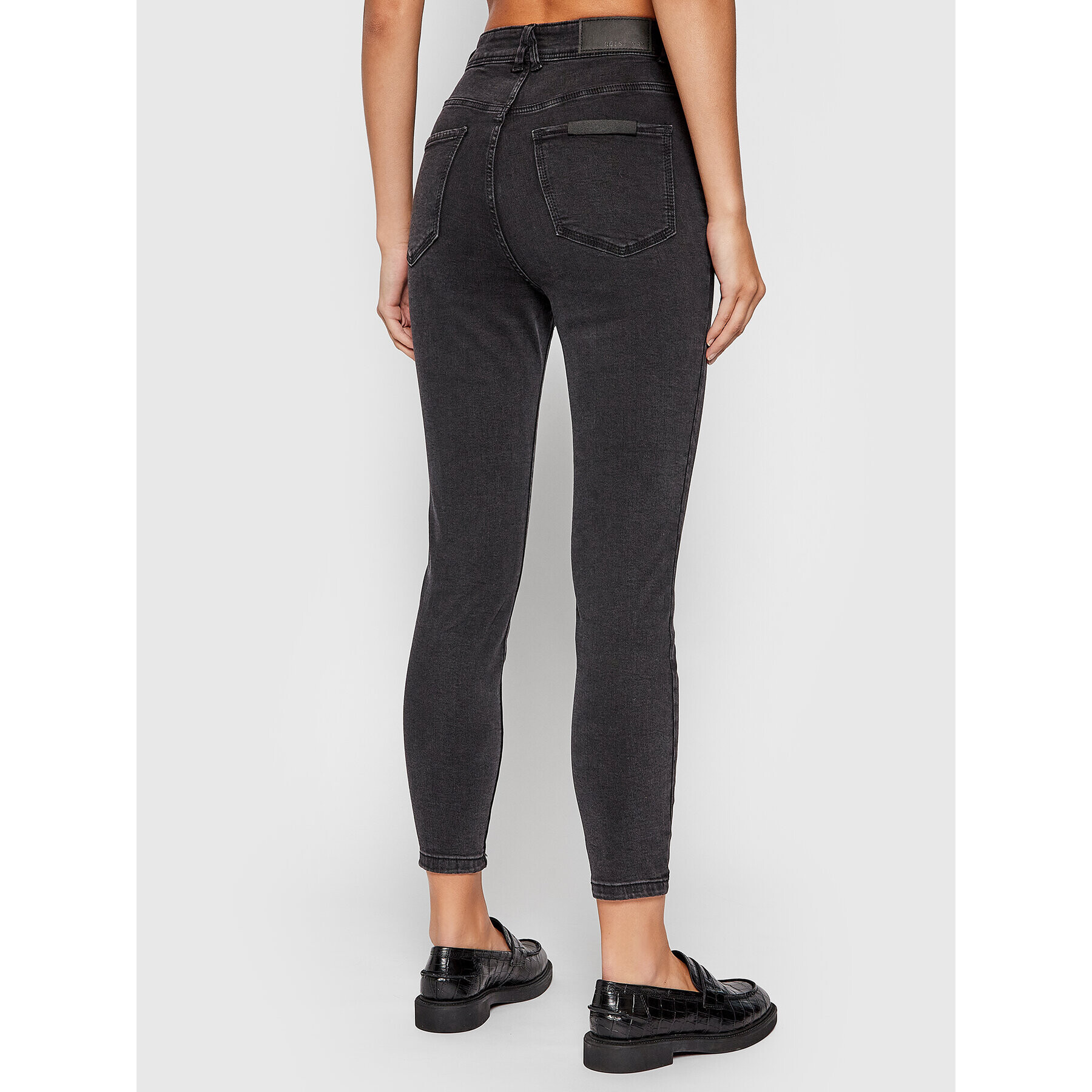 Noisy May Jeans hlače Agnes 27017835 Črna Skinny Fit - Pepit.si