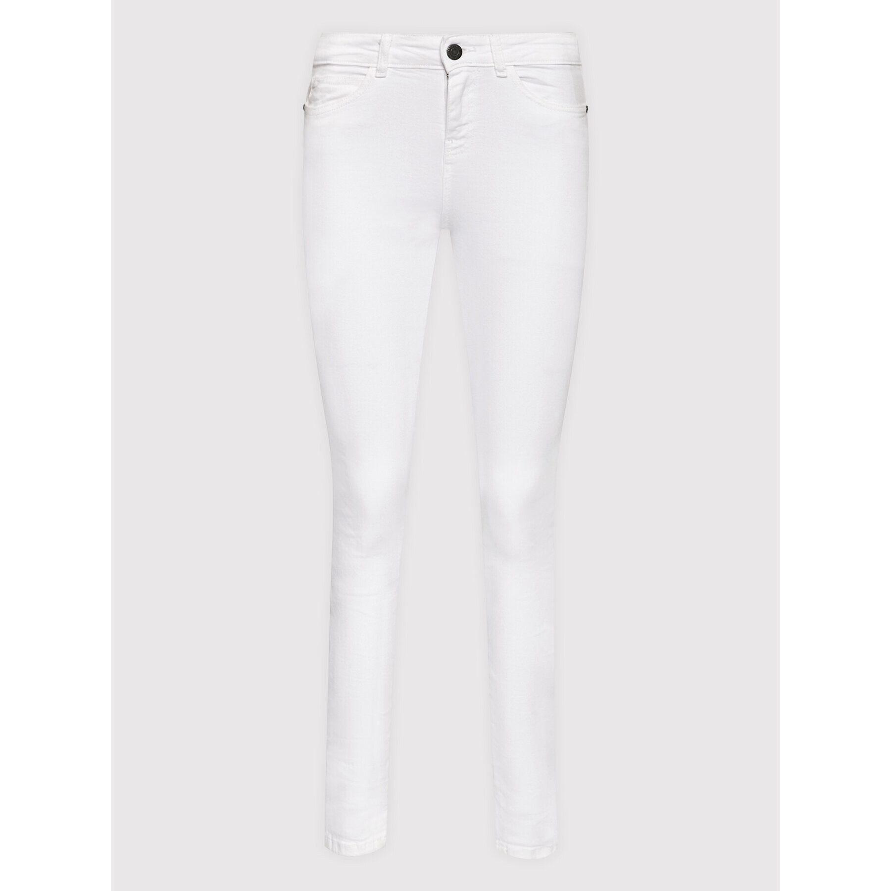 Noisy May Jeans hlače Lucy 27015674 Bela Skinny Fit - Pepit.si