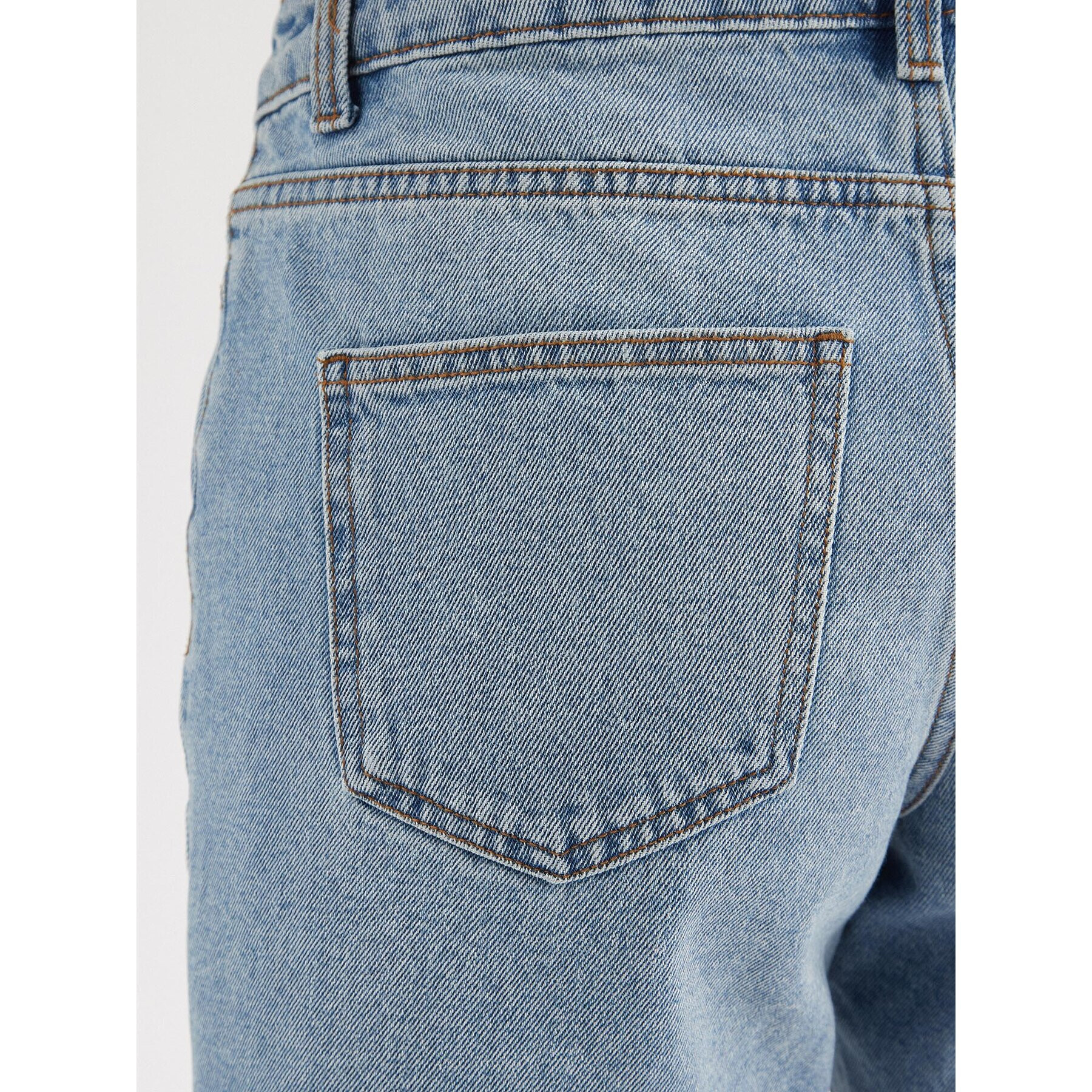 Noisy May Jeans kratke hlače Smiley 27024243 Modra Relaxed Fit - Pepit.si