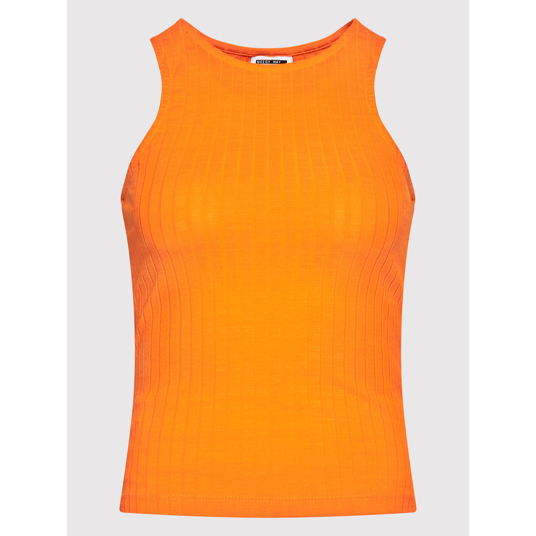 Noisy May Top Paula 27020865 Oranžna Slim Fit - Pepit.si