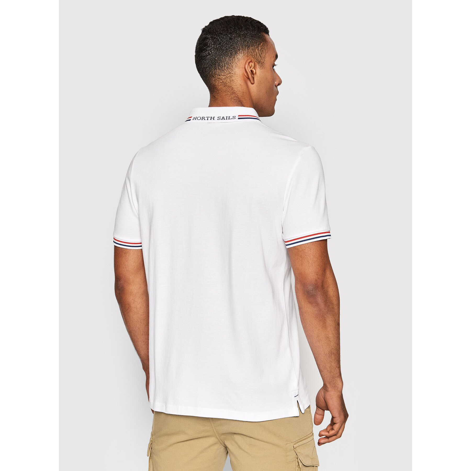 North Sails Polo majica 692354 Bela Regular Fit - Pepit.si