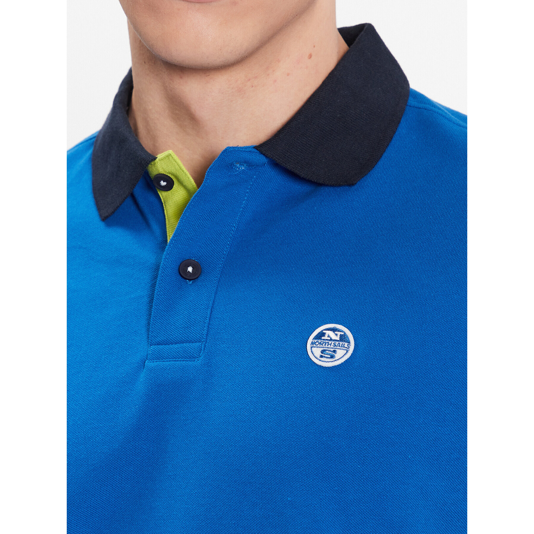 North Sails Polo majica 692398 Modra Regular Fit - Pepit.si