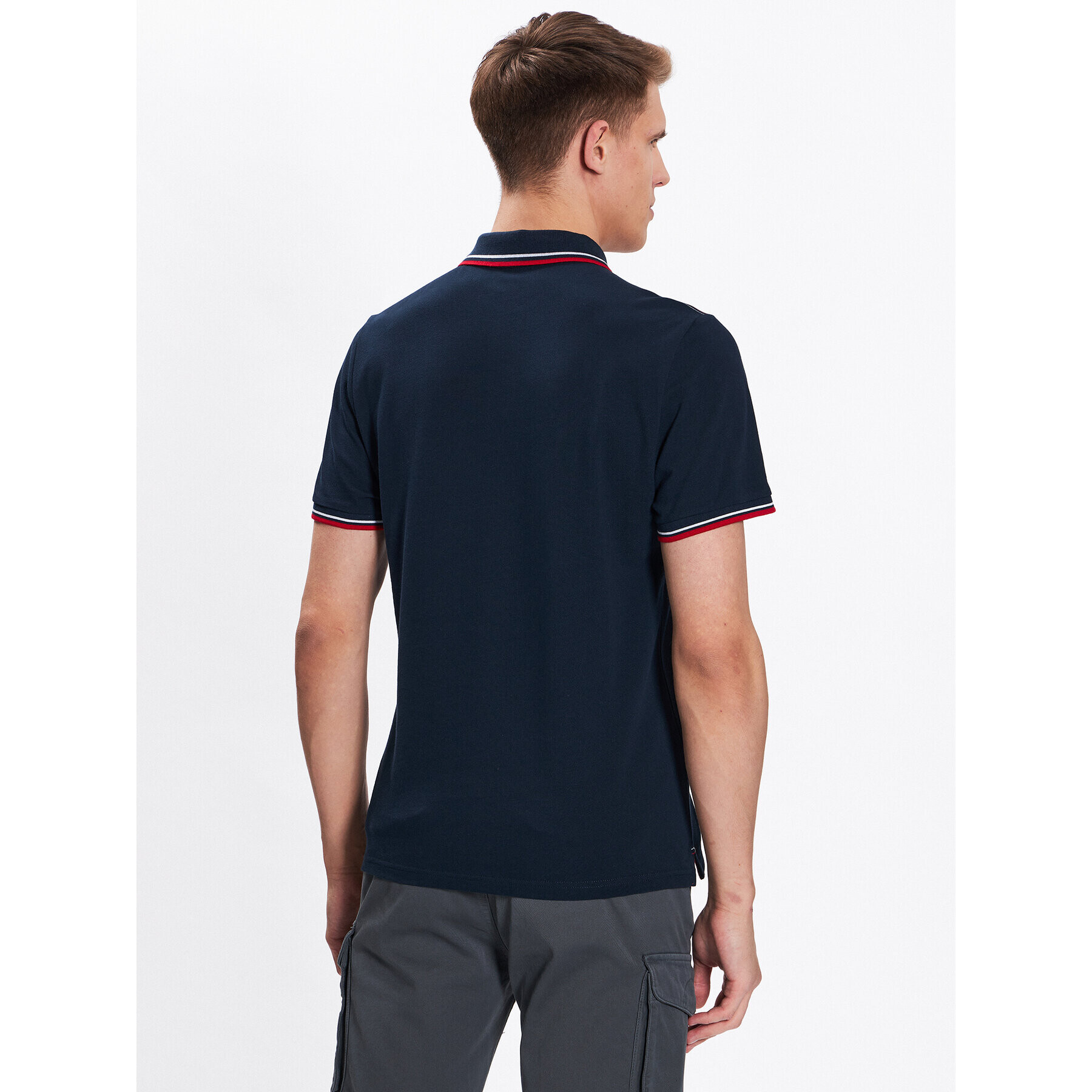 North Sails Polo majica Logo 692417 Mornarsko modra Regular Fit - Pepit.si