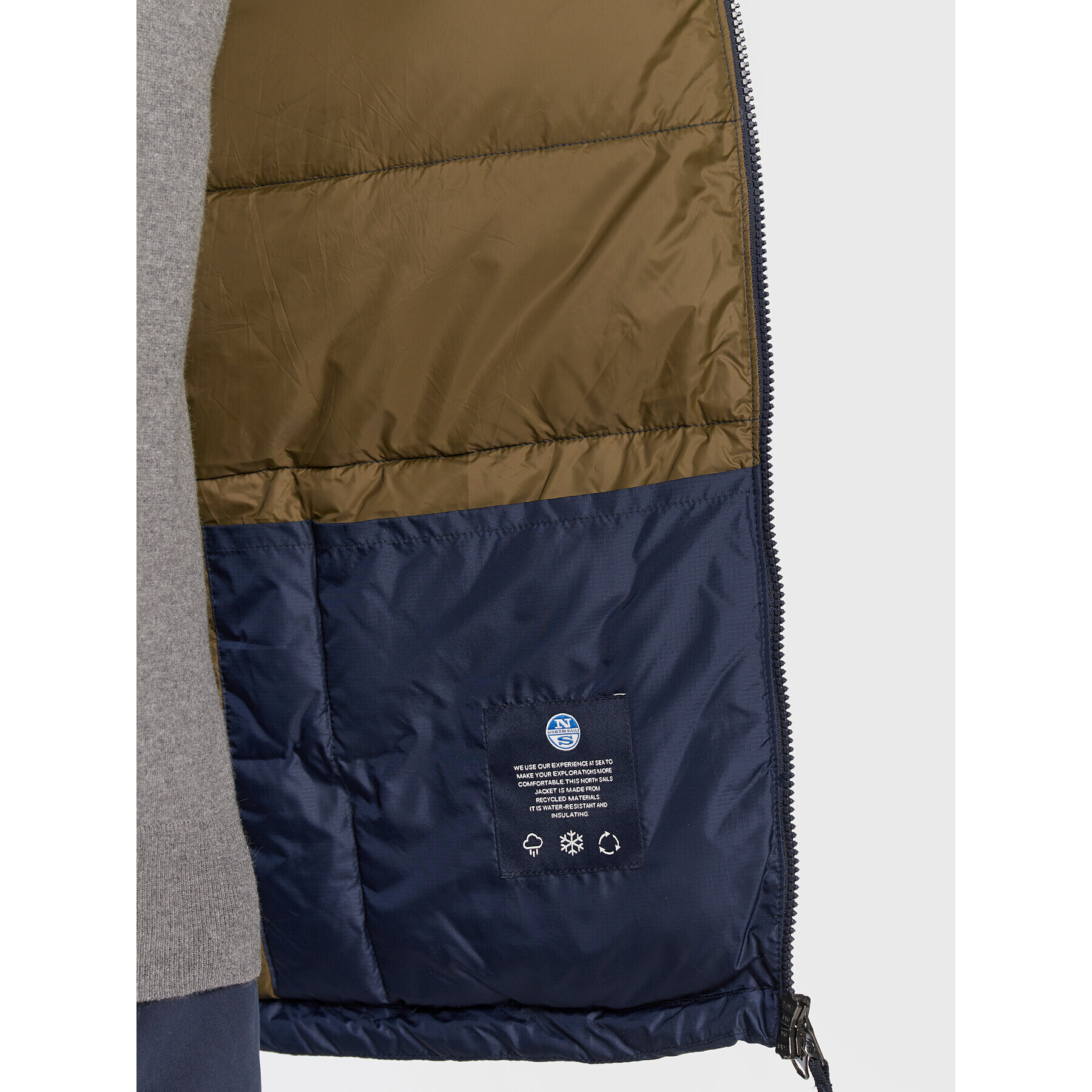 North Sails Puhovka Olden 603137 Mornarsko modra Regular Fit - Pepit.si