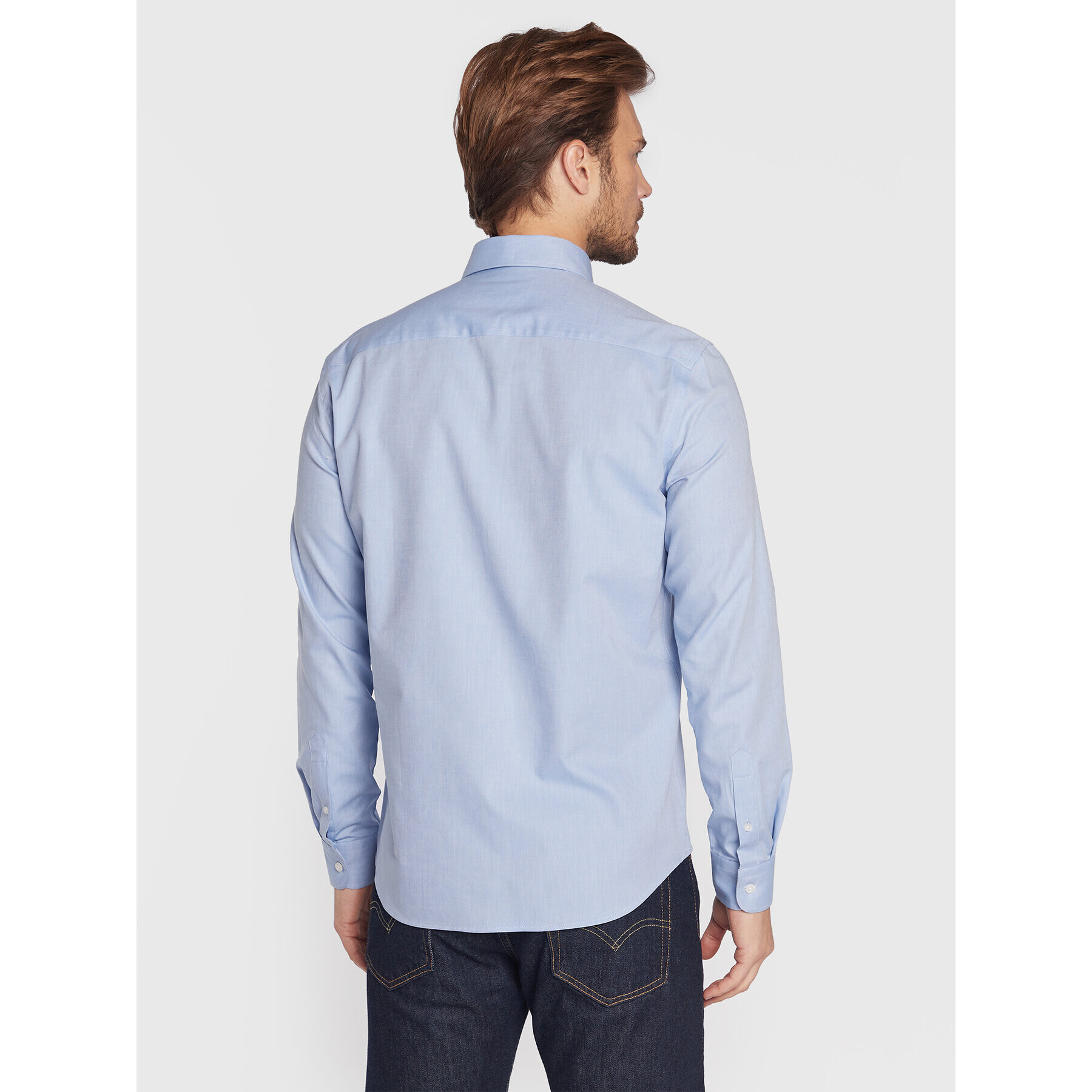 North Sails Srajca Oxford 664209 Modra Regular Fit - Pepit.si