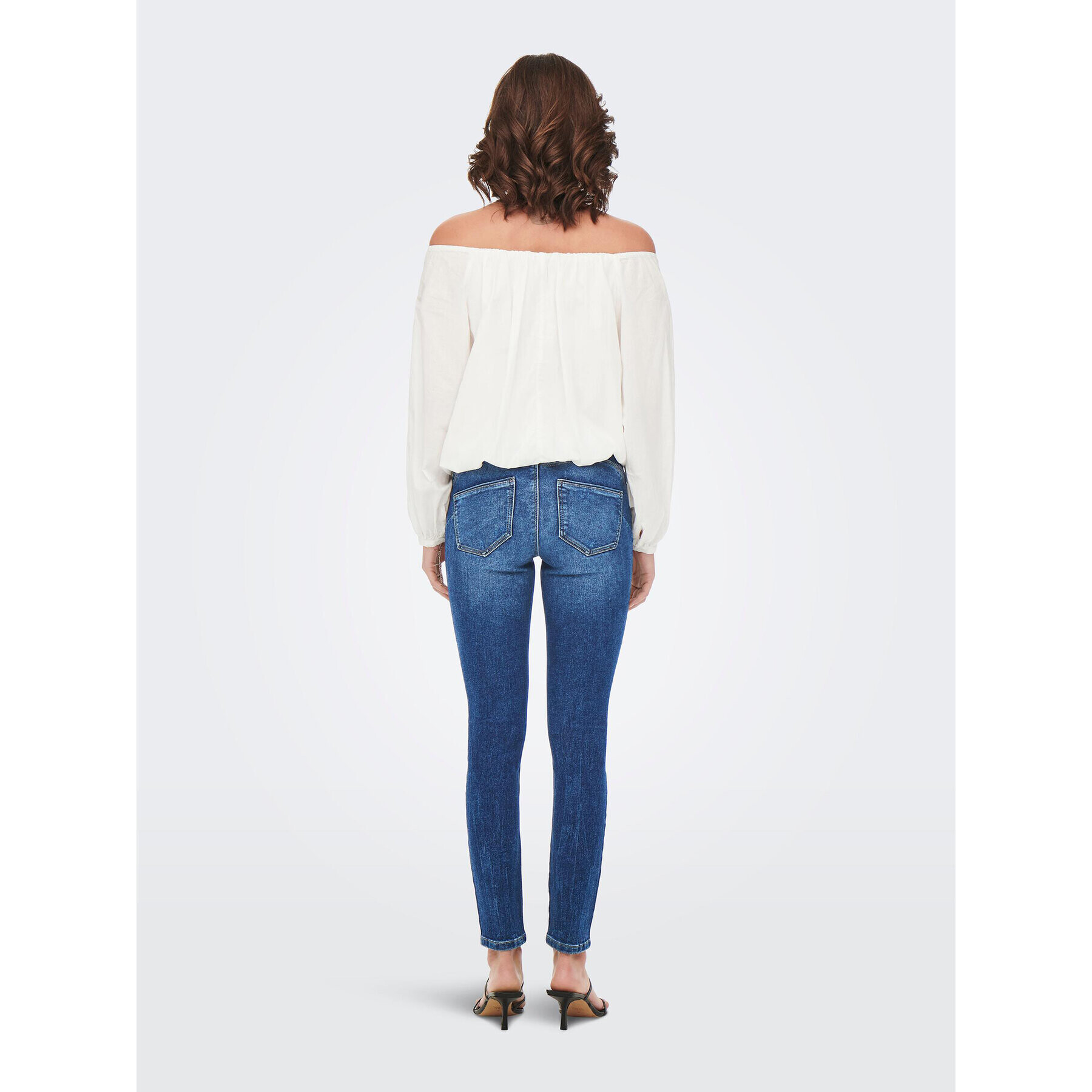 ONLY Jeans hlače 15259128 Modra Skinny Fit - Pepit.si