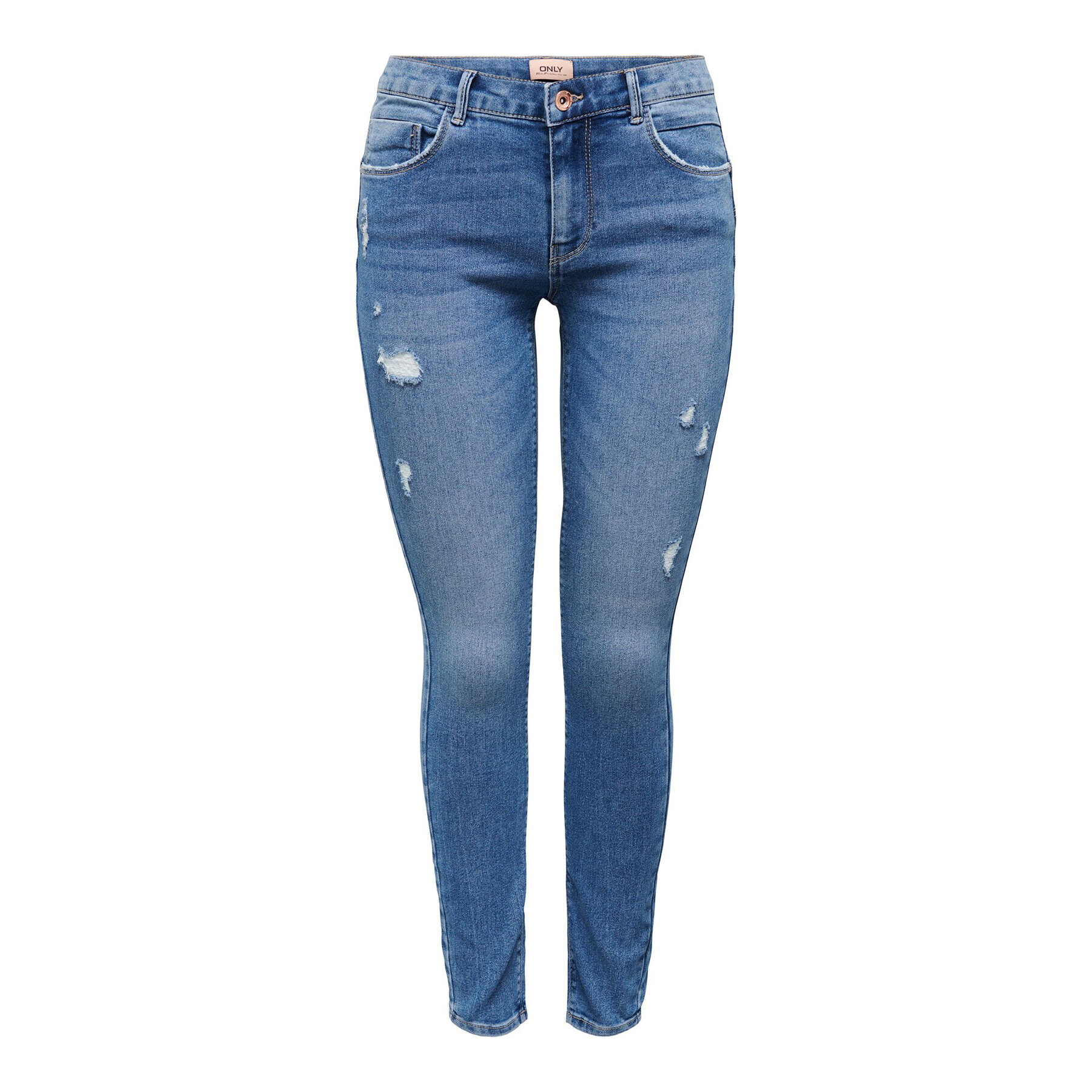 ONLY Jeans hlače 15259128 Modra Skinny Fit - Pepit.si