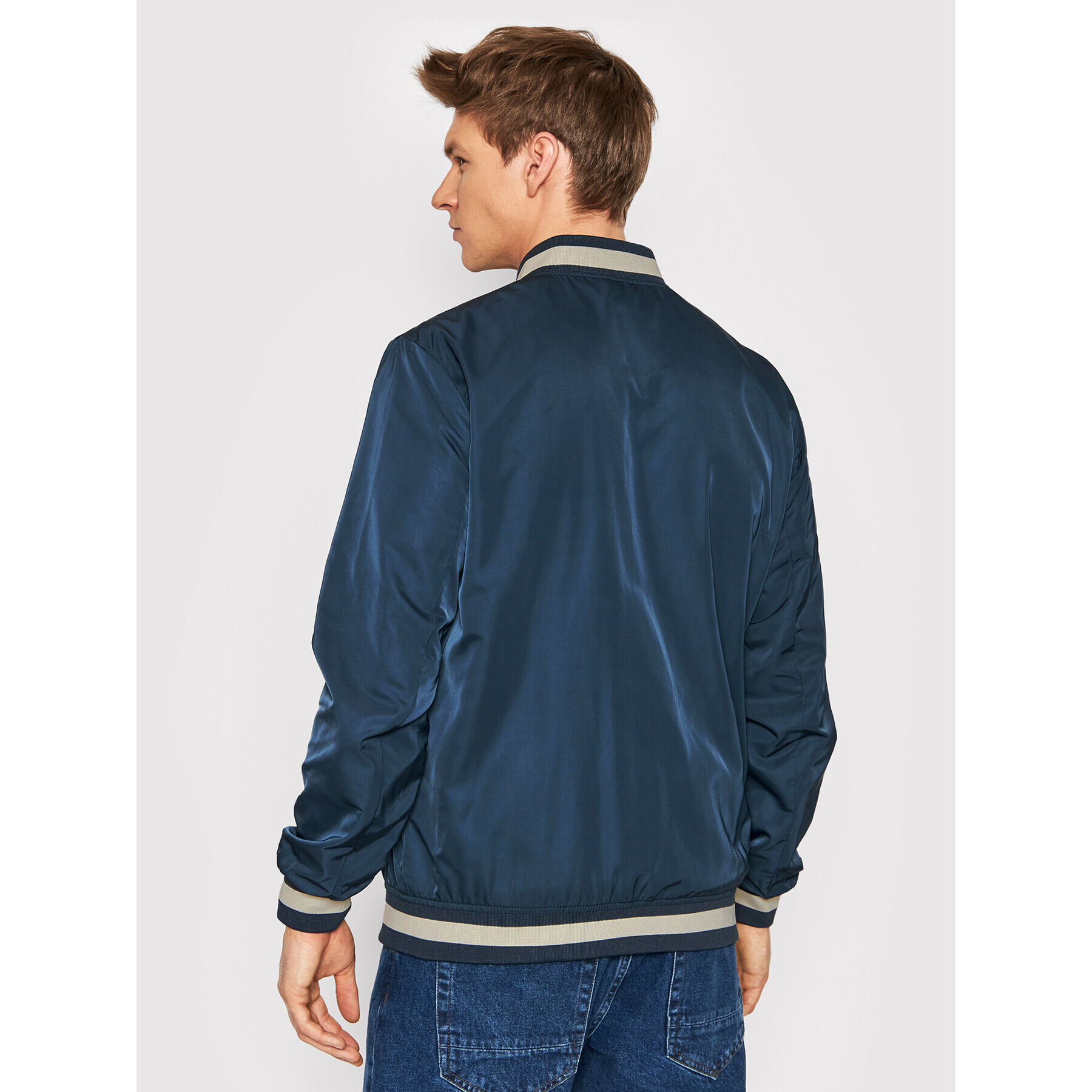 Only & Sons Bomber jakna Ace 22021031 Mornarsko modra Regular Fit - Pepit.si