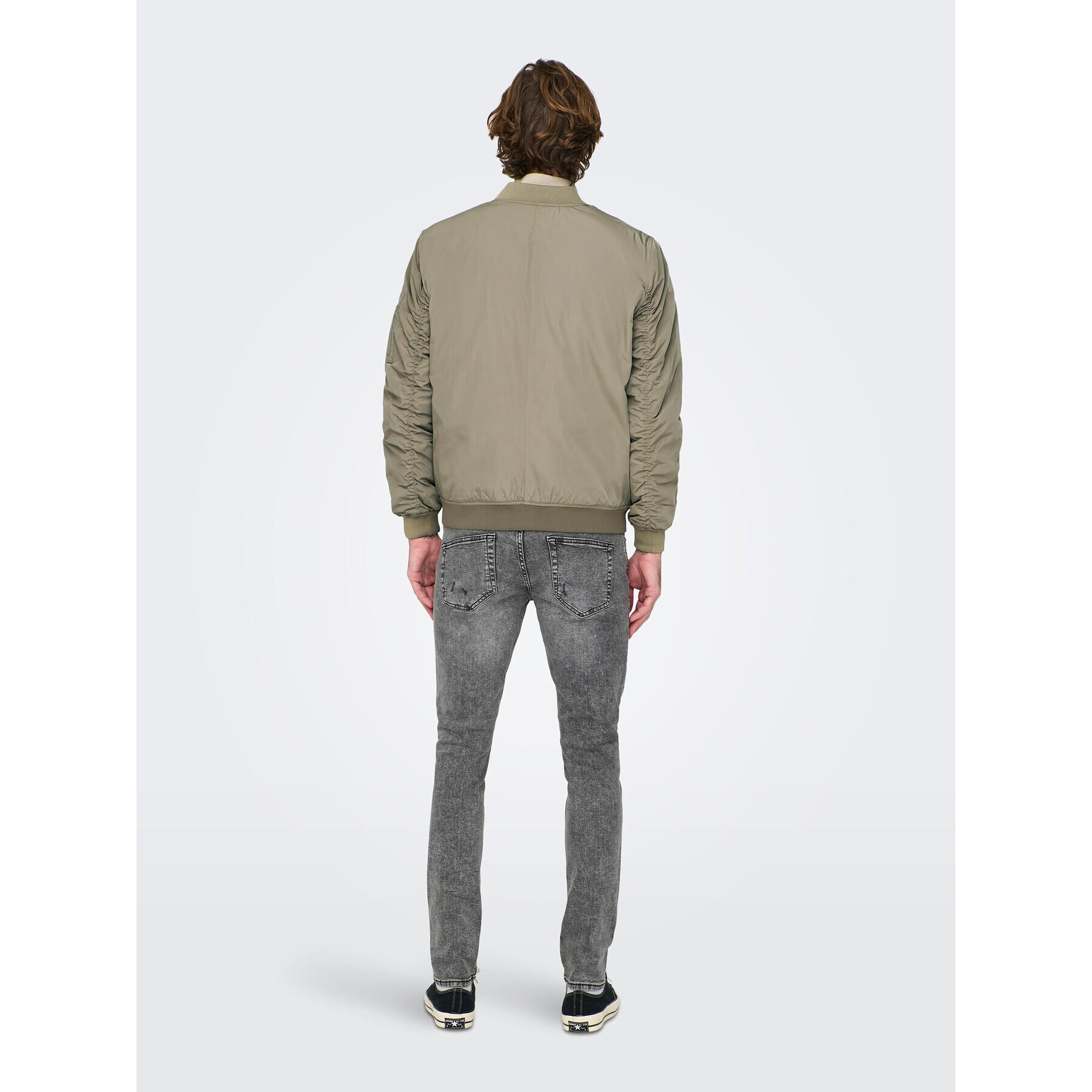 Only & Sons Bomber jakna Joshua 22023287 Bež Regular Fit - Pepit.si