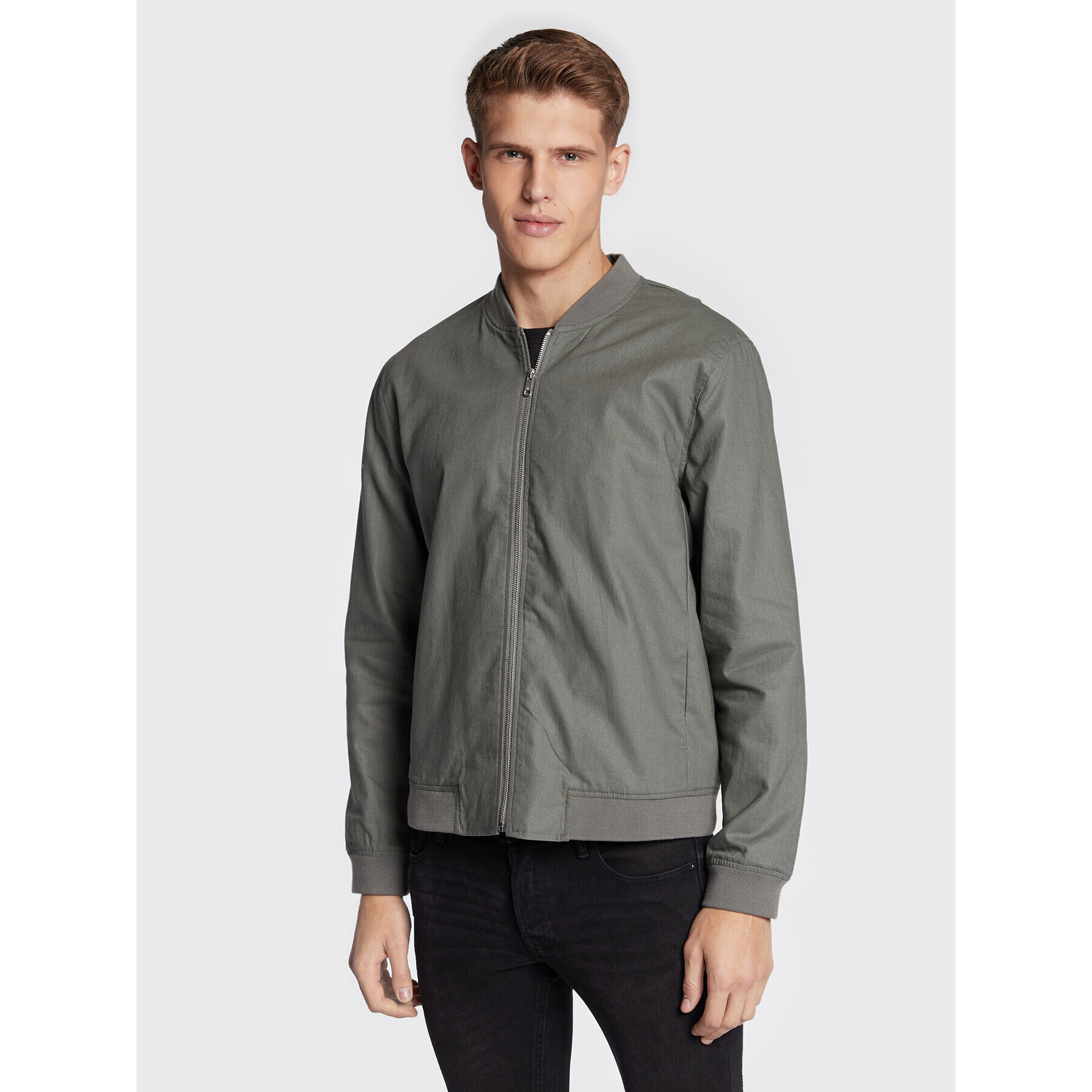 Only & Sons Bomber jakna Oliver 22022087 Zelena Regular Fit - Pepit.si