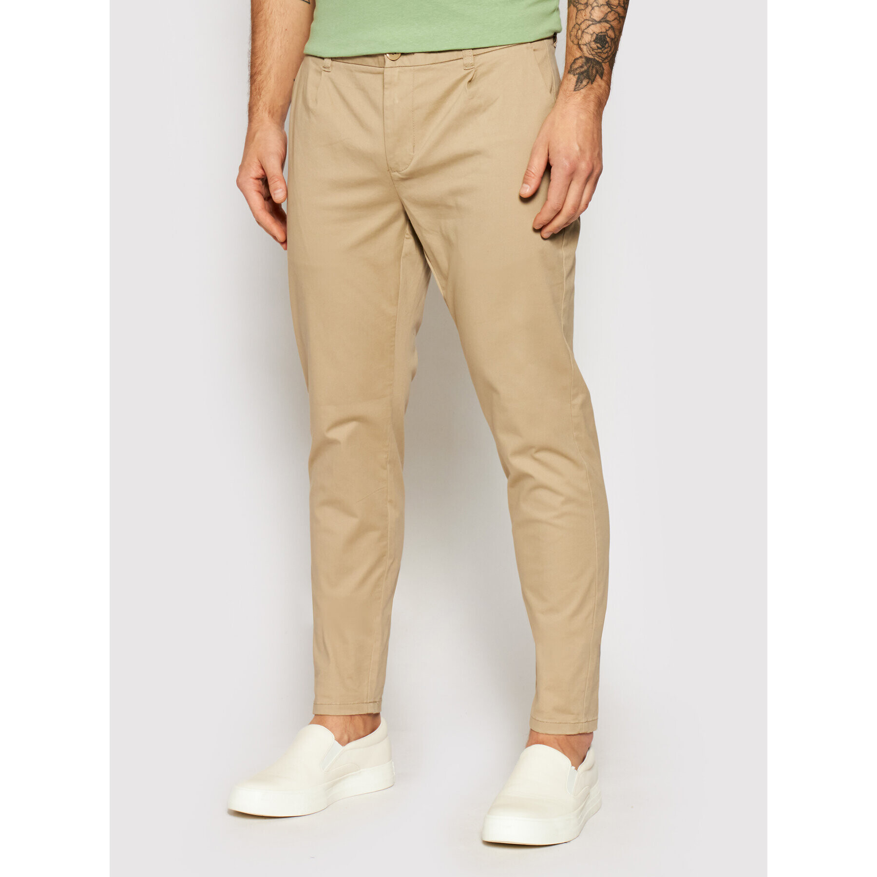 Only & Sons Chino hlače Cam 22016775 Bež Regular Fit - Pepit.si