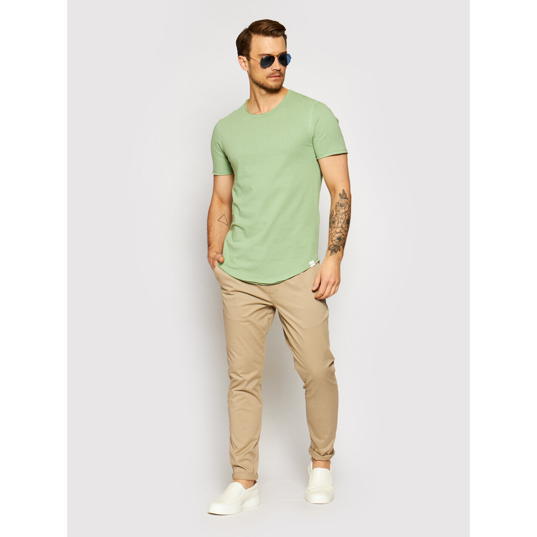 Only & Sons Chino hlače Cam 22016775 Bež Regular Fit - Pepit.si