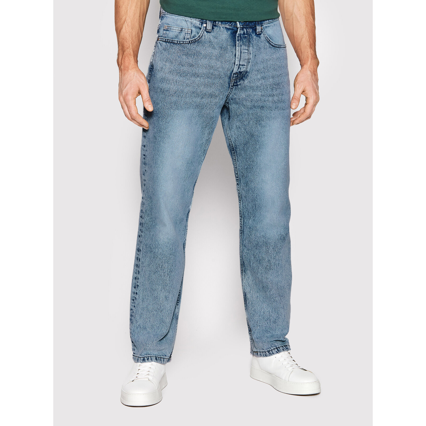 Only & Sons Jeans hlače Edge 22021416 Modra Loose Fit - Pepit.si