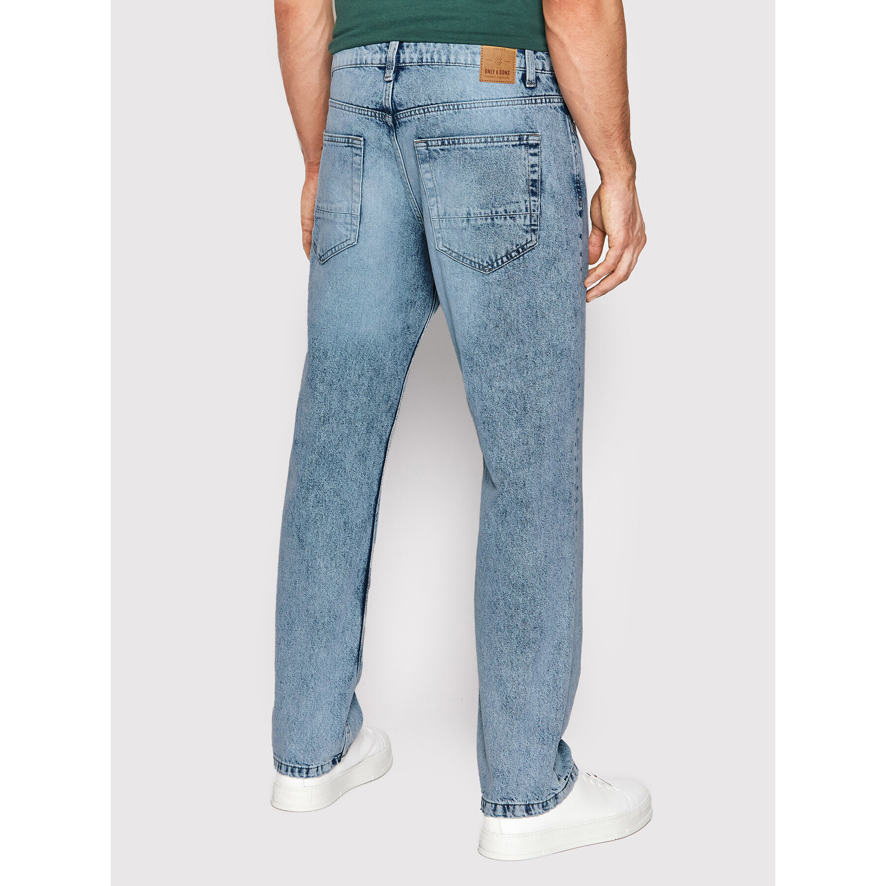 Only & Sons Jeans hlače Edge 22021416 Modra Loose Fit - Pepit.si