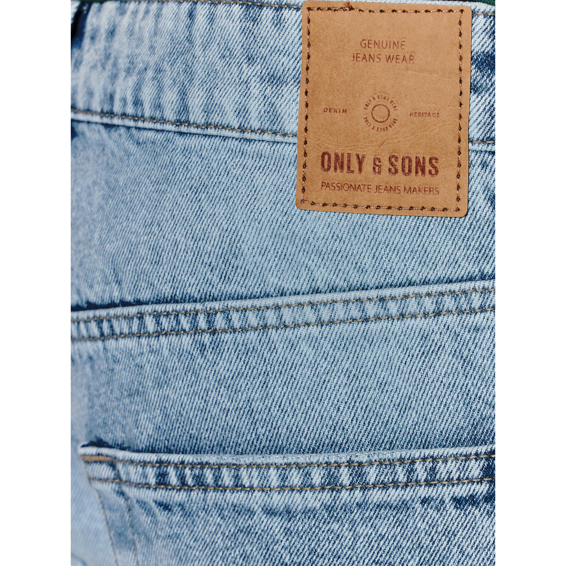 Only & Sons Jeans hlače Edge 22021416 Modra Loose Fit - Pepit.si