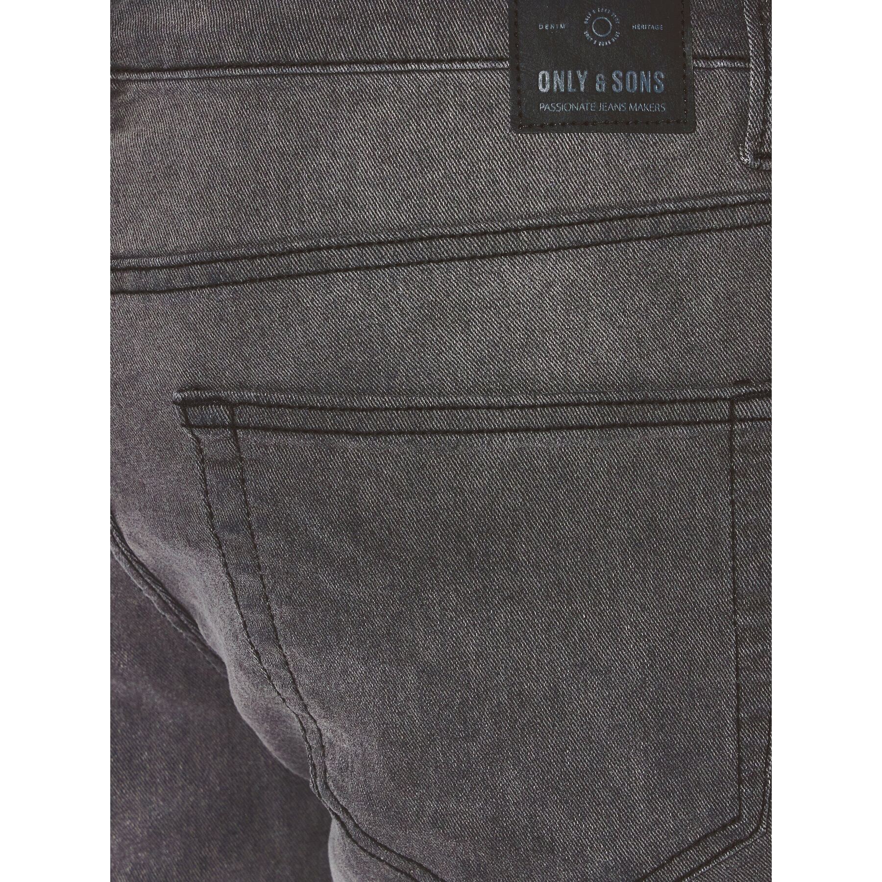 Only & Sons Jeans kratke hlače Ply 22020753 Siva Regular Fit - Pepit.si