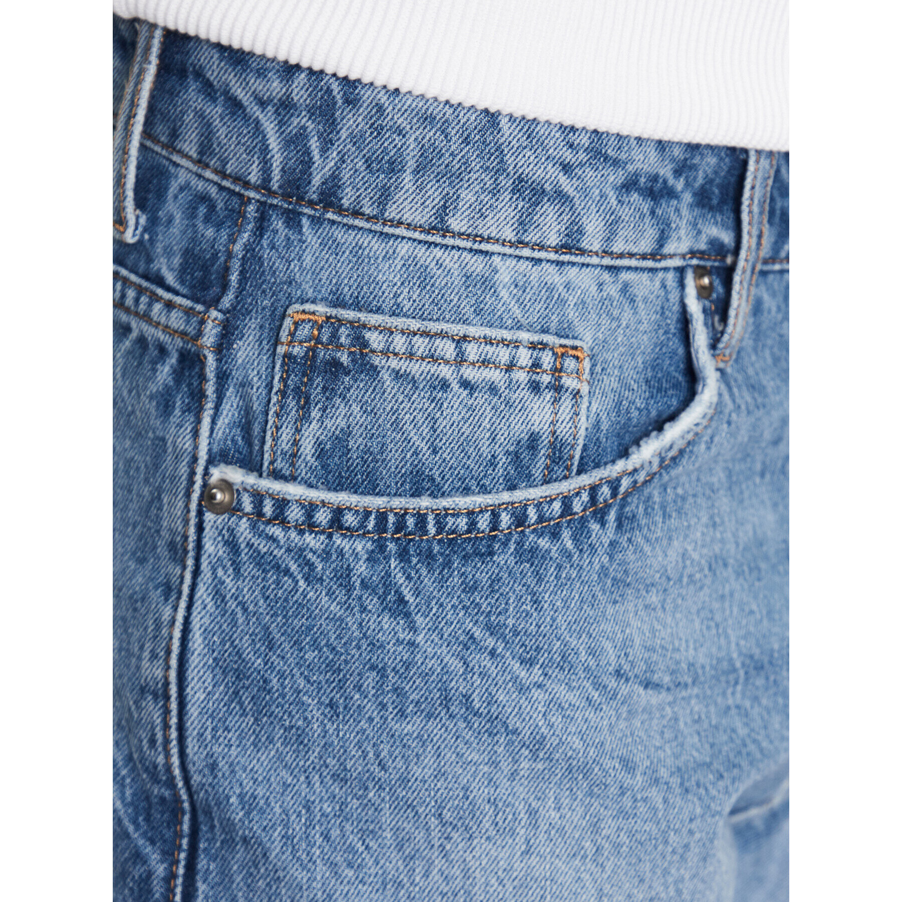 Only & Sons Jeans kratke hlače 22026092 Modra Straight Fit - Pepit.si