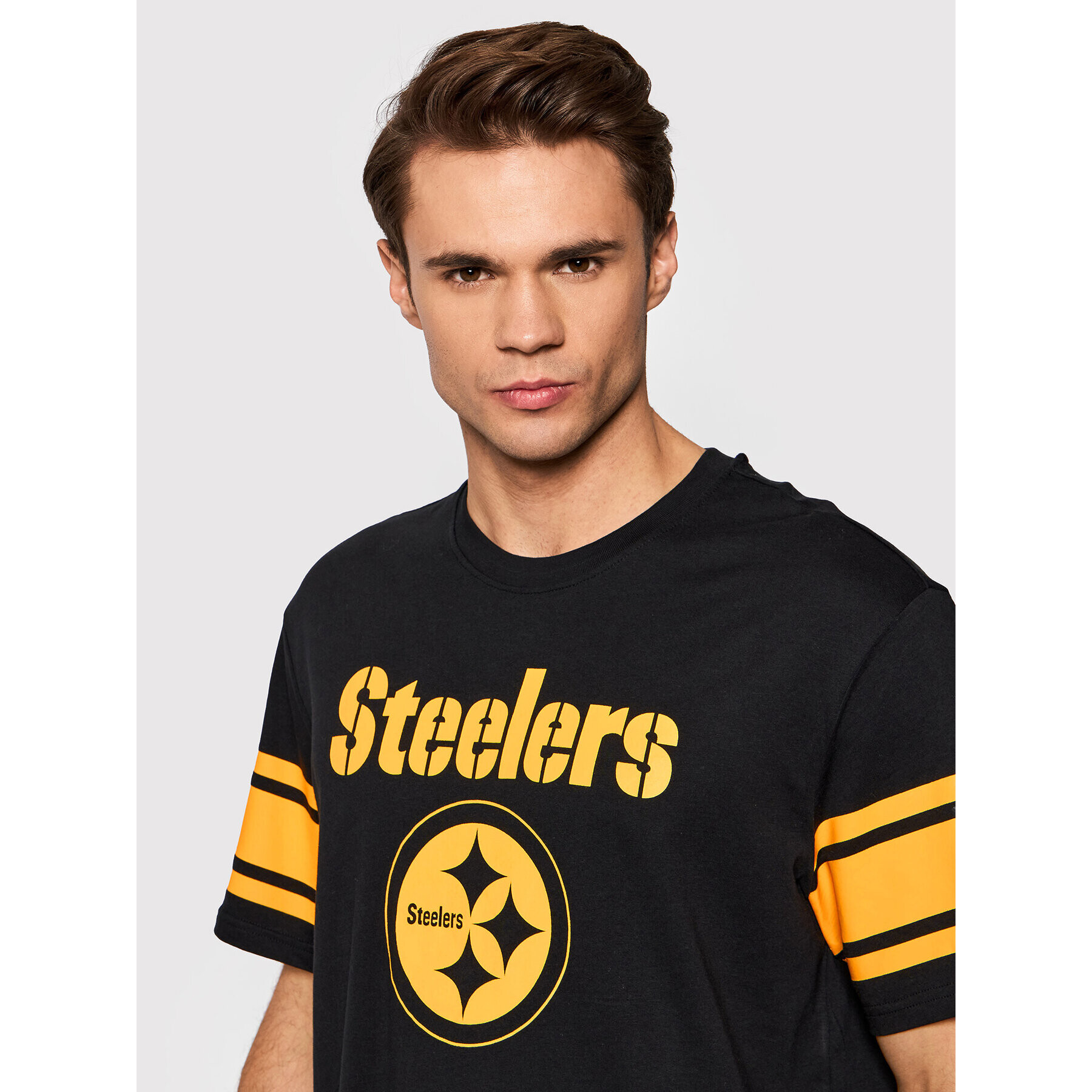 Only & Sons Majica NFL 22021464 Črna Regular Fit - Pepit.si