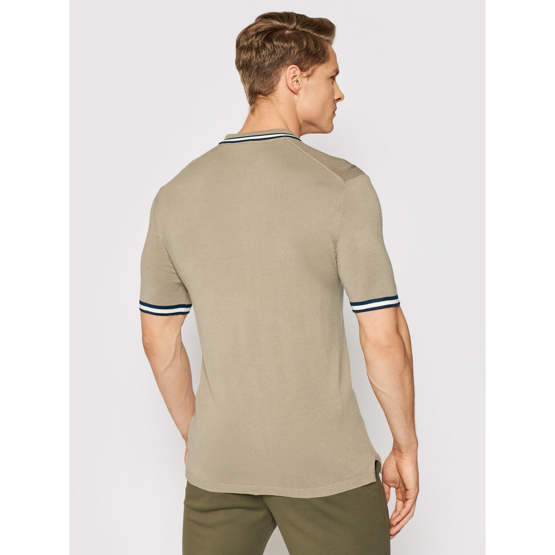 Only & Sons Polo majica Adam 22019502 Bež Regular Fit - Pepit.si