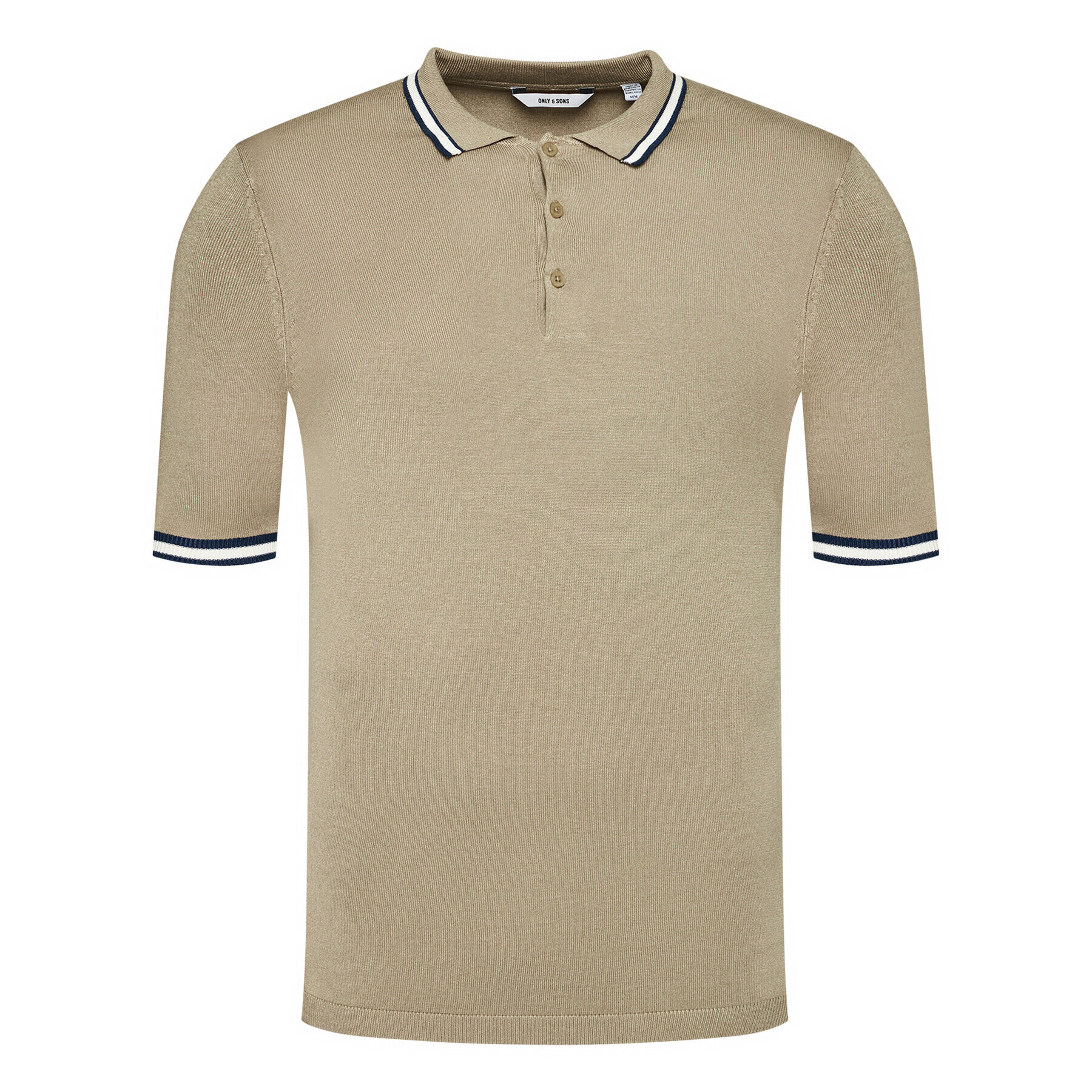 Only & Sons Polo majica Adam 22019502 Bež Regular Fit - Pepit.si