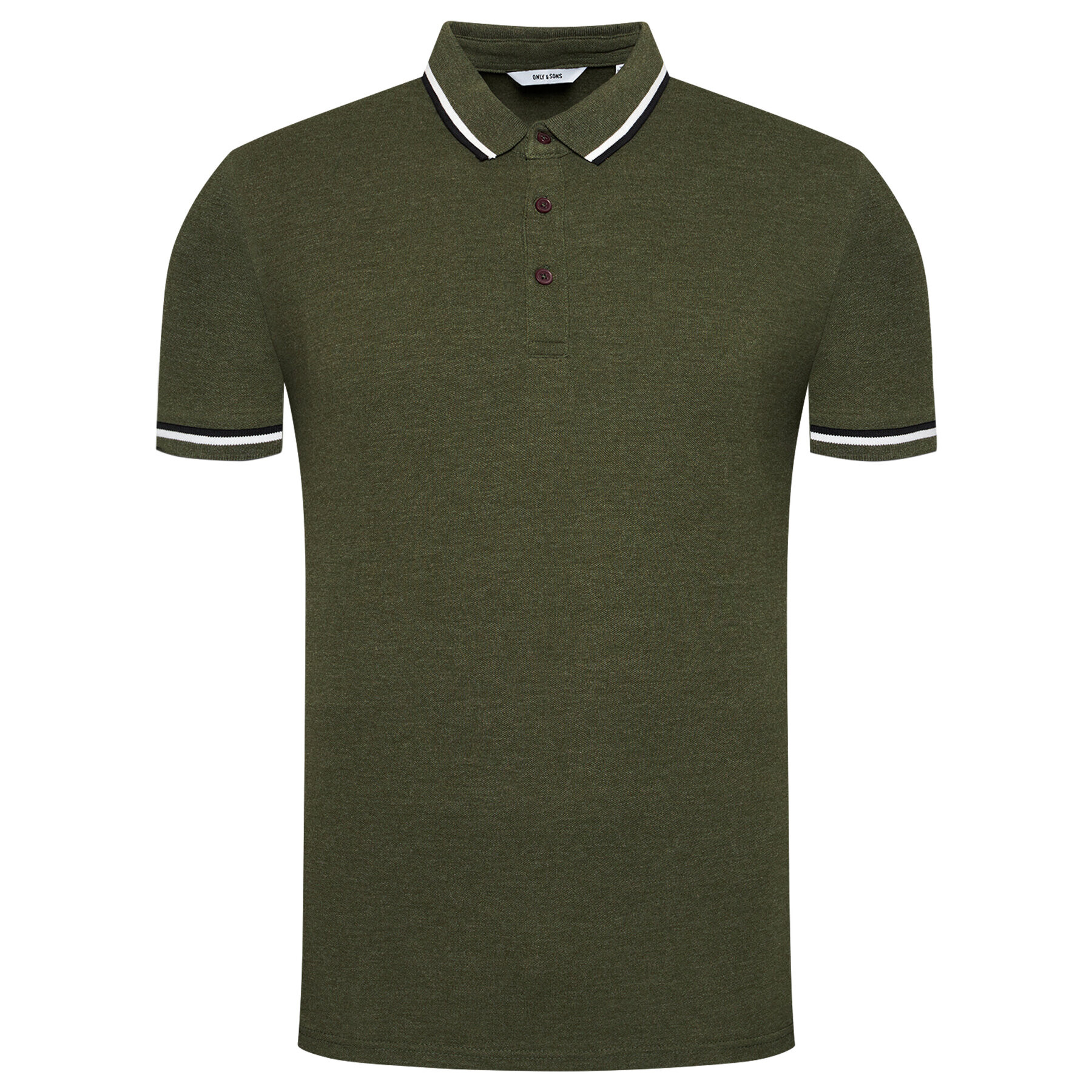 Only & Sons Polo majica Cilas 22013661 Zelena Regular Fit - Pepit.si