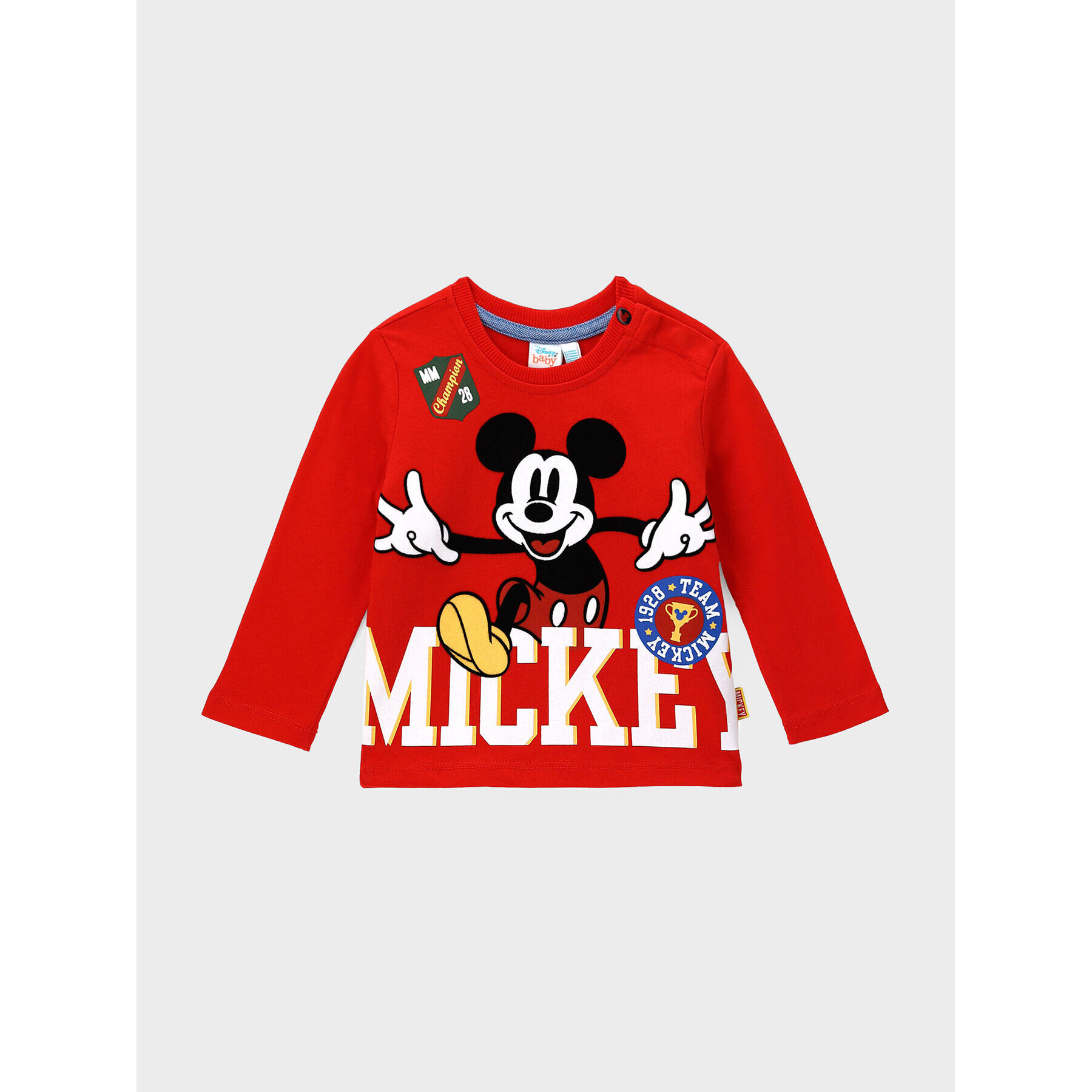 Original Marines Bluza MICKEY MOUSE DCAV0617NM Rdeča Regular Fit - Pepit.si