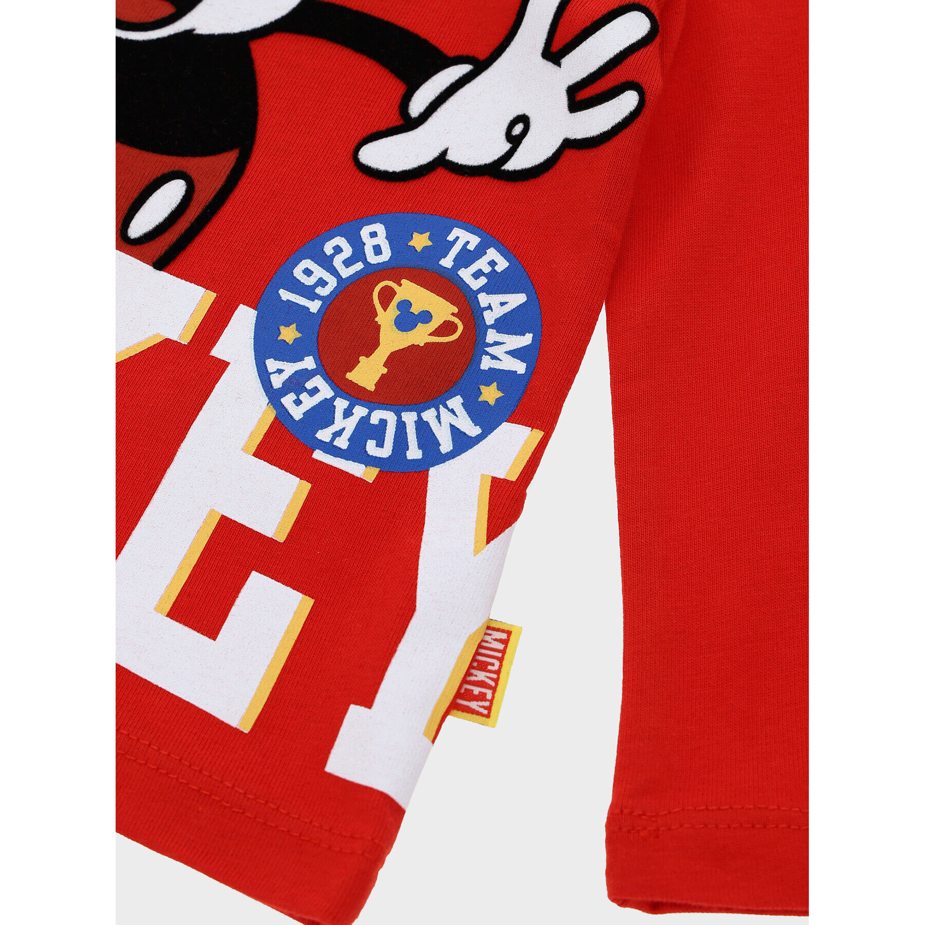 Original Marines Bluza MICKEY MOUSE DCAV0617NM Rdeča Regular Fit - Pepit.si