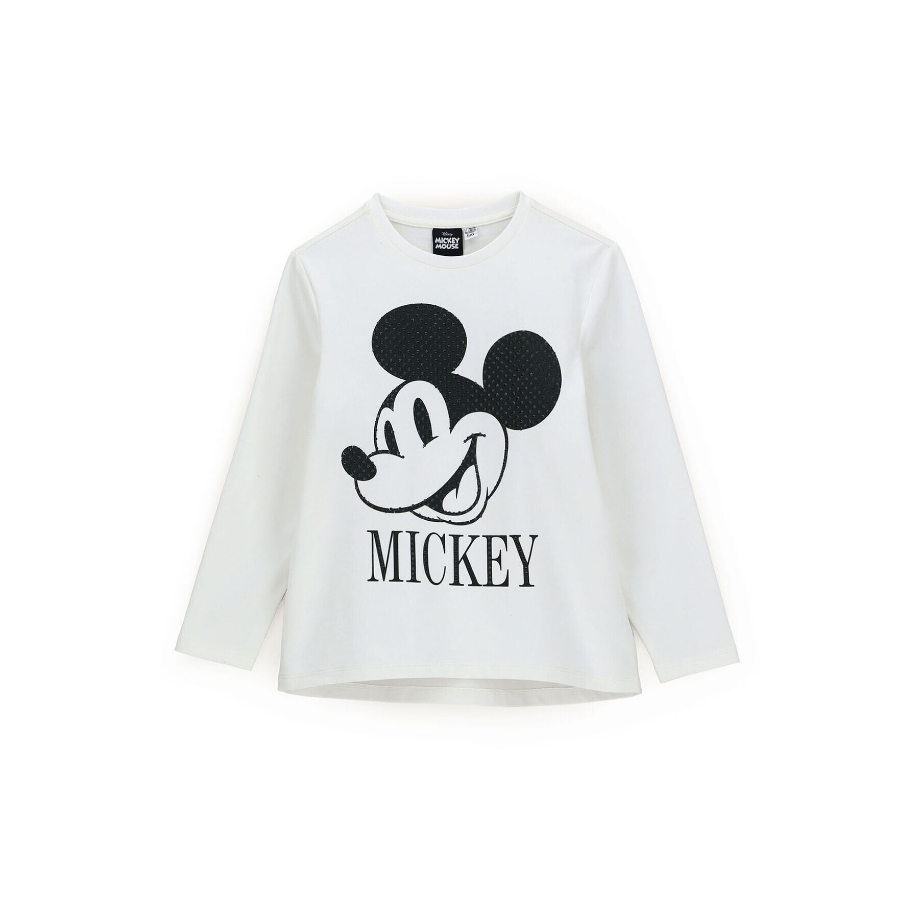 Original Marines Bluza MICKEY MOUSE DCAV3521F Bela Regular Fit - Pepit.si