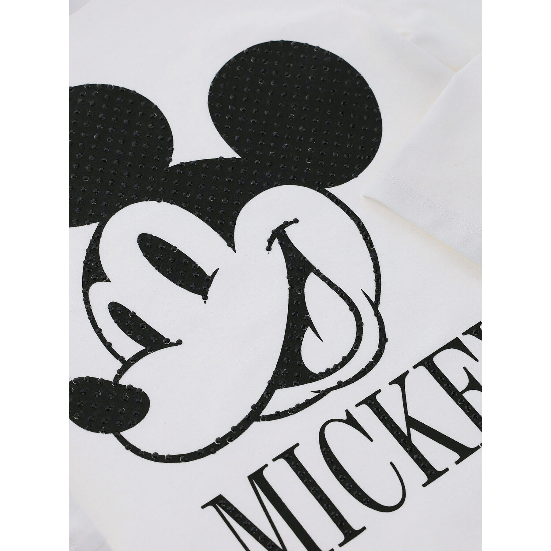 Original Marines Bluza MICKEY MOUSE DCAV3521F Bela Regular Fit - Pepit.si