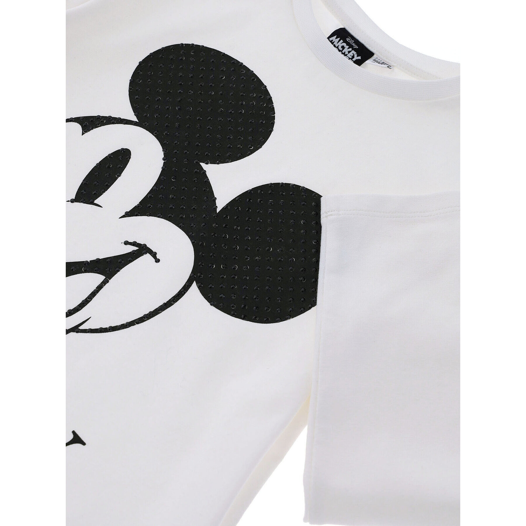 Original Marines Bluza MICKEY MOUSE DCAV3521F Bela Regular Fit - Pepit.si