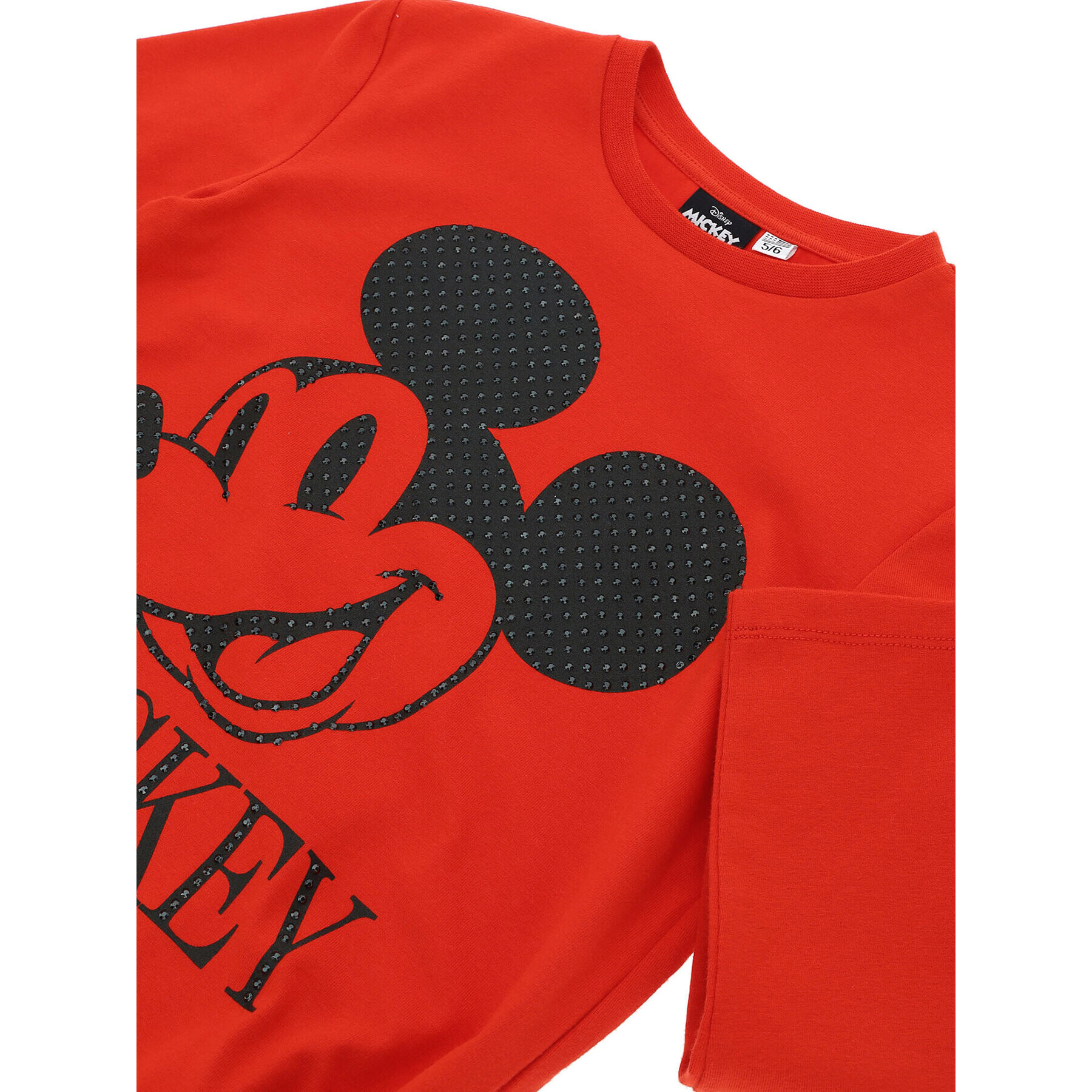 Original Marines Bluza MICKEY MOUSE DCAV3521F Rdeča Regular Fit - Pepit.si