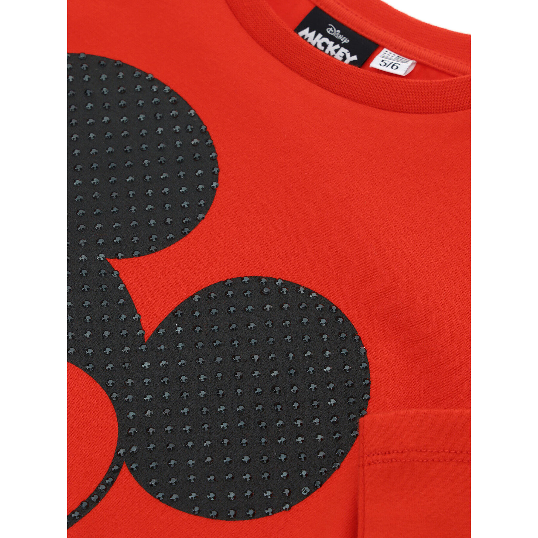 Original Marines Bluza MICKEY MOUSE DCAV3521F Rdeča Regular Fit - Pepit.si